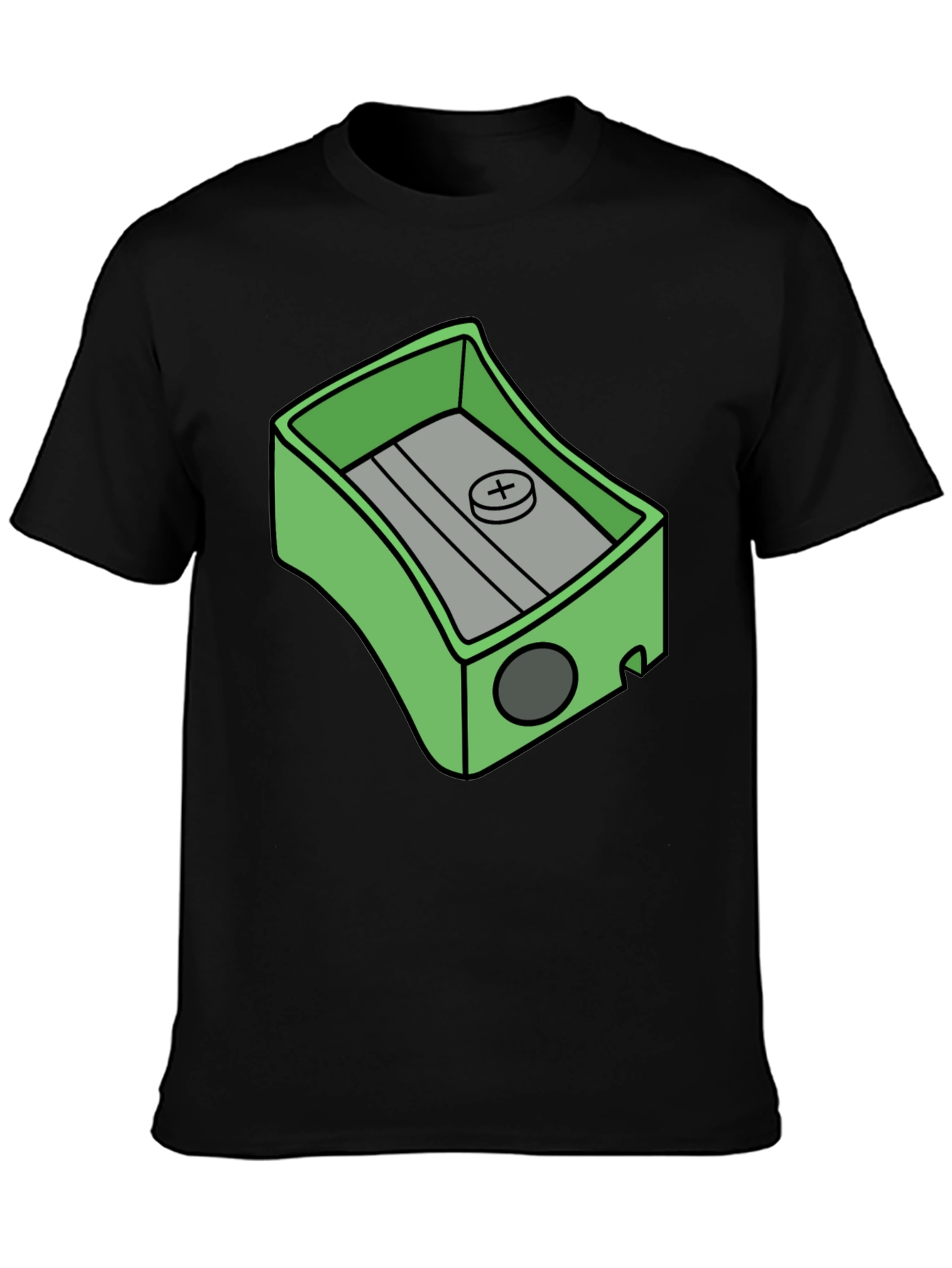 Pencil Sharpener Graphic Tee - Novelty T-Shirt