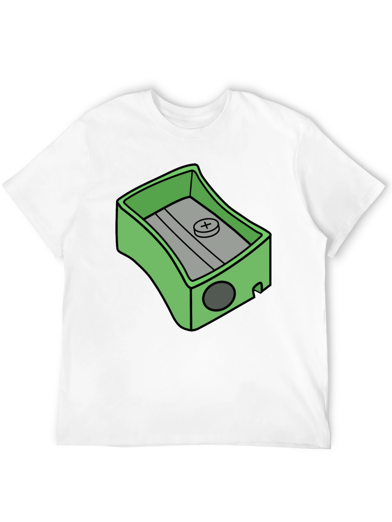Pencil Sharpener Graphic Tee - Novelty T-Shirt