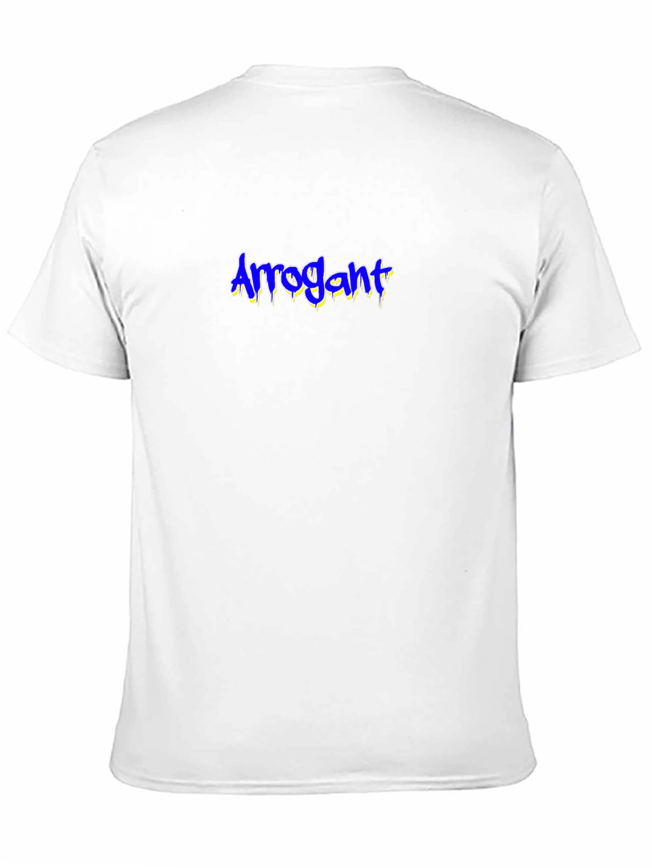 Arrogant Graphic Print Black T-Shirt