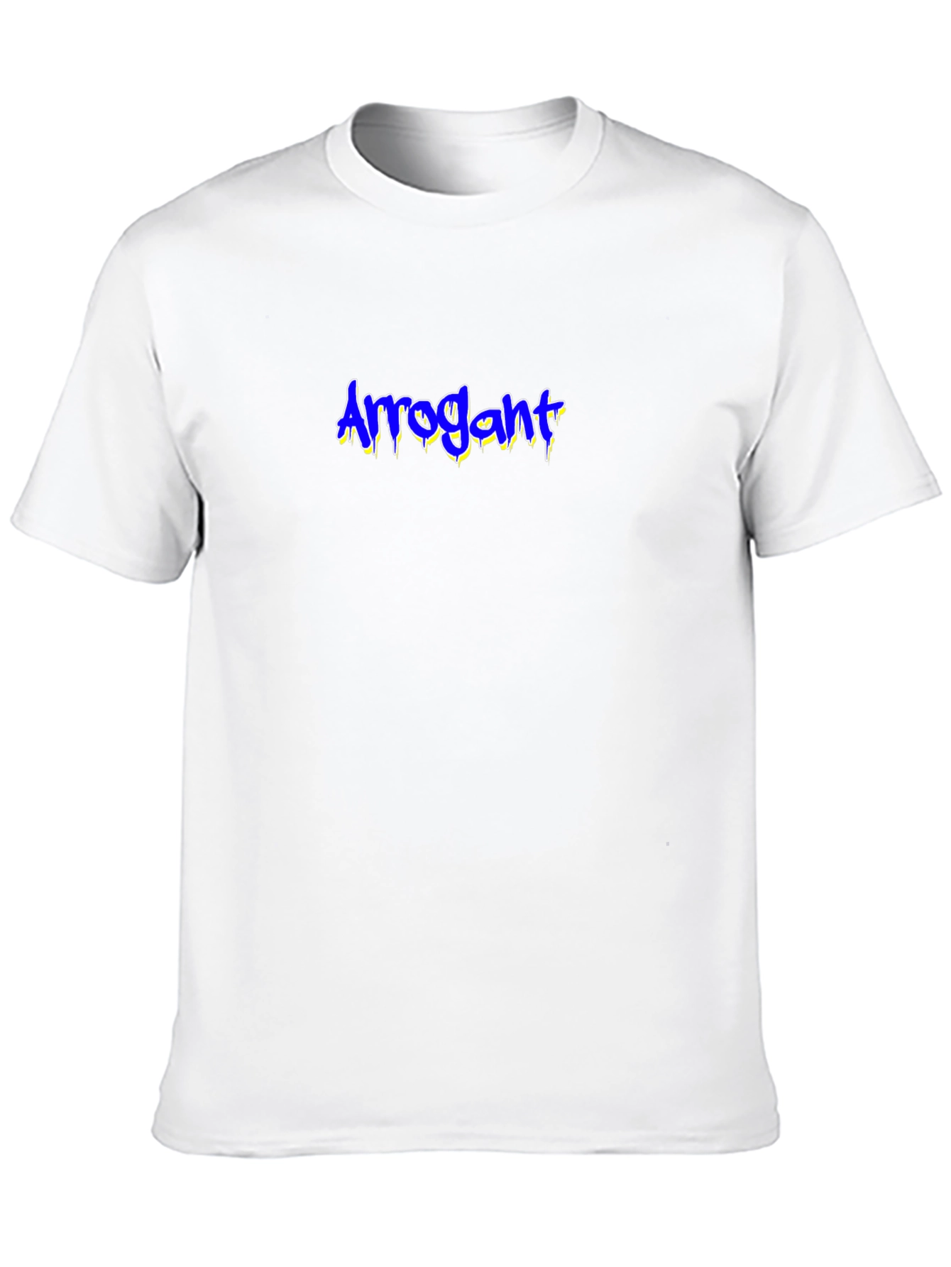 Arrogant Graphic Print Black T-Shirt