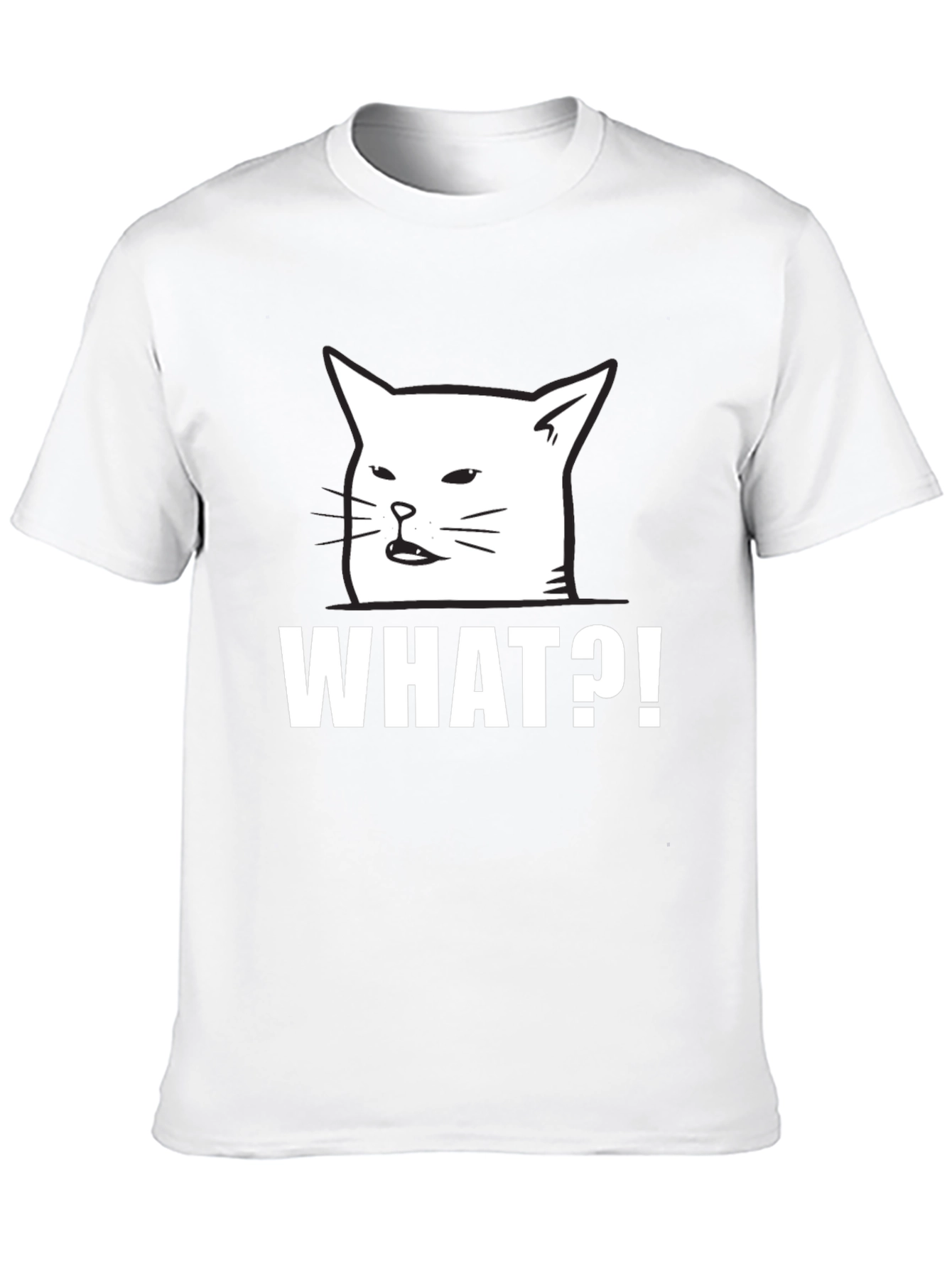 Woman Yelling at a Cat Meme Graphic T-Shirt
