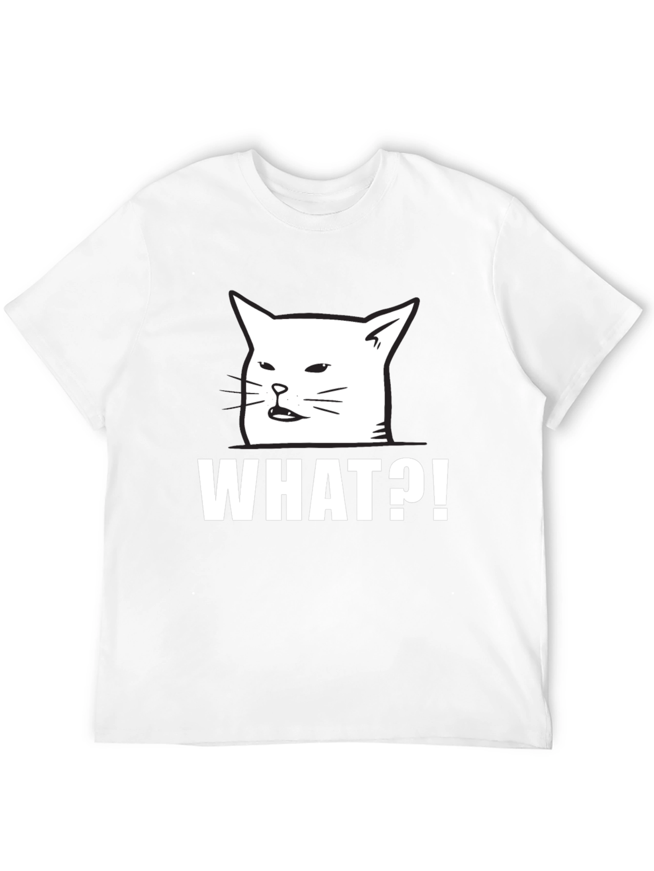 Woman Yelling at a Cat Meme Graphic T-Shirt