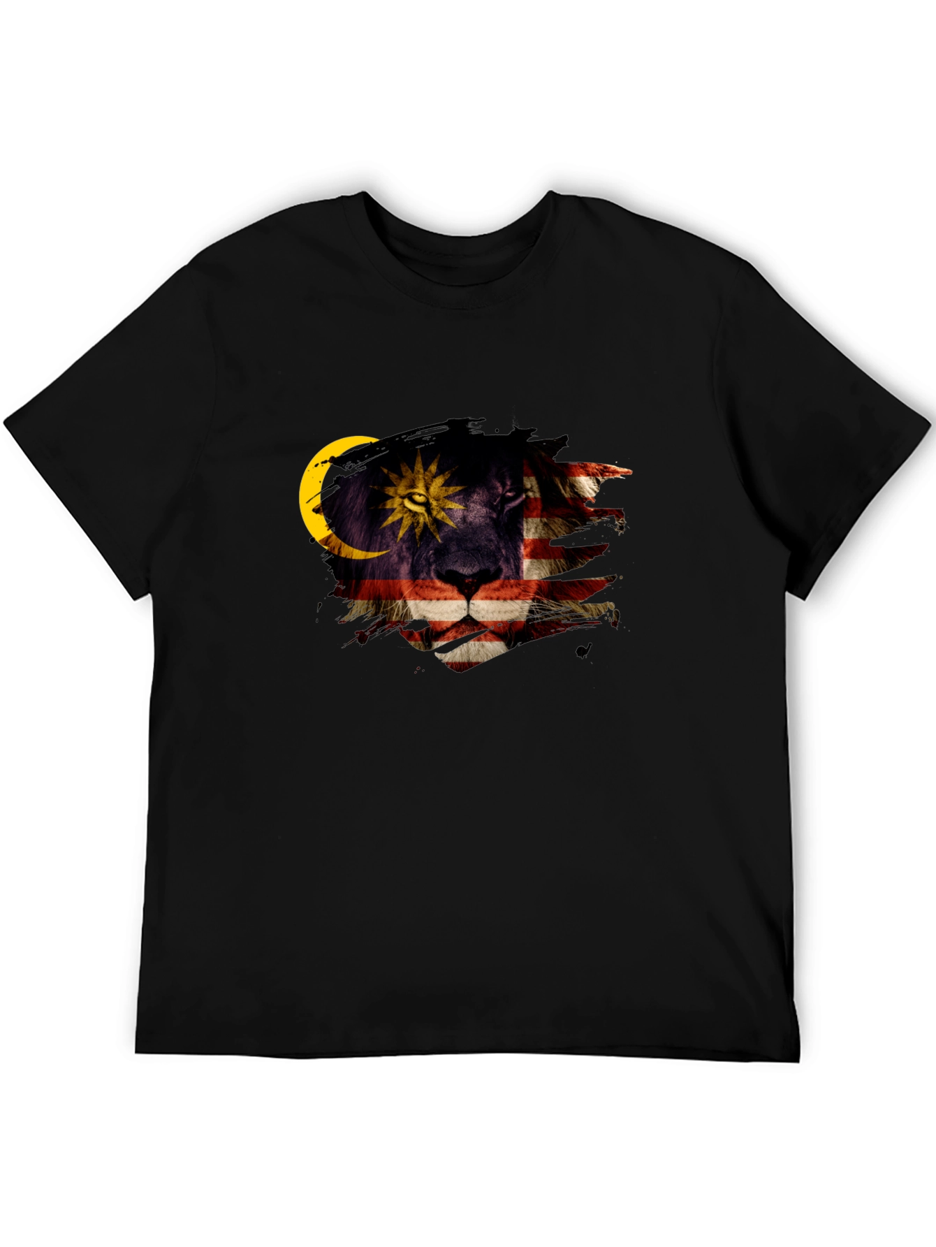 Lion Malaysia Flag Graphic Tee