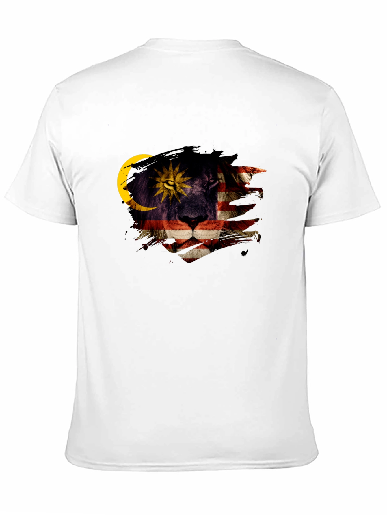 Lion Malaysia Flag Graphic Tee