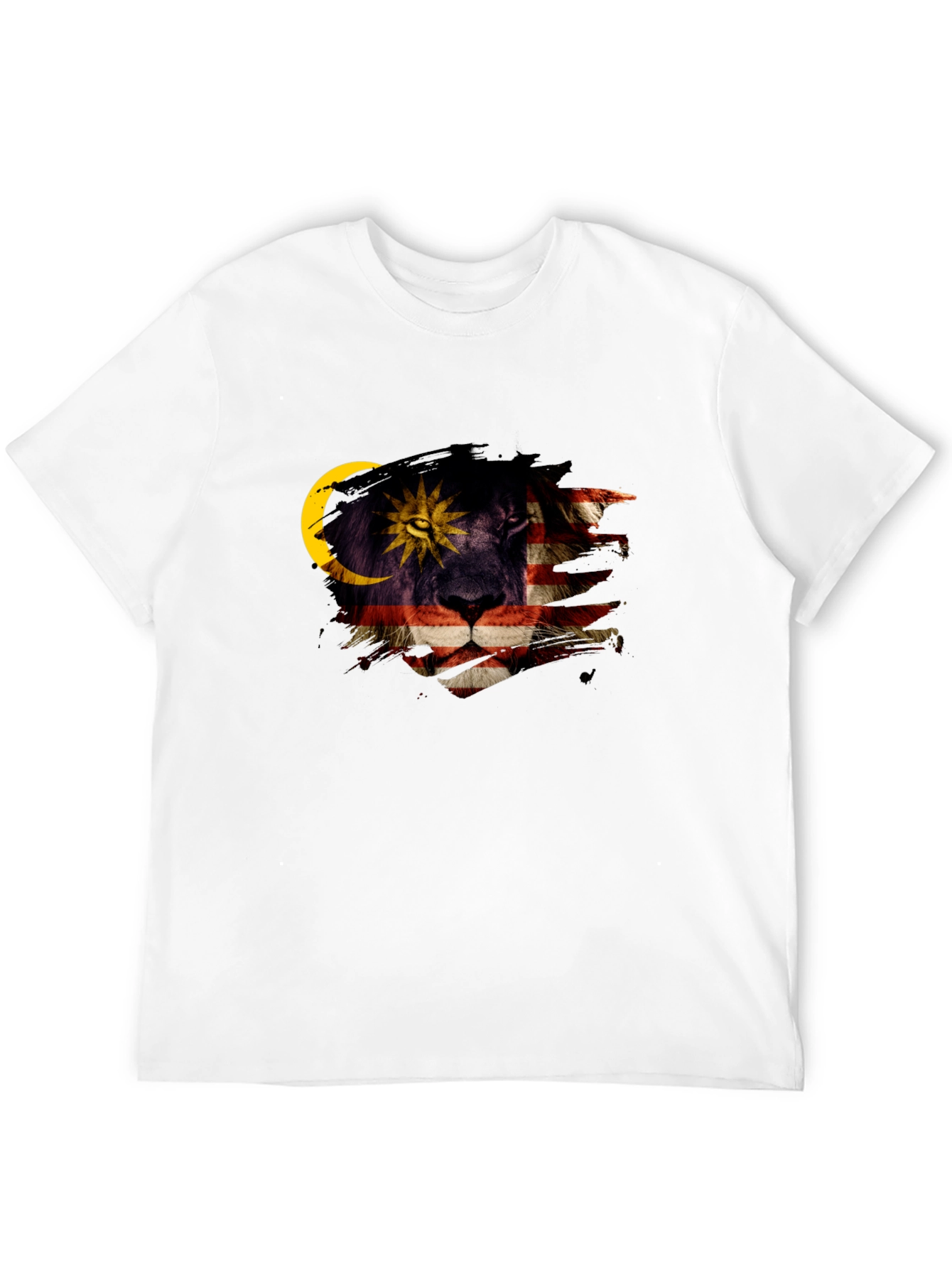 Lion Malaysia Flag Graphic Tee