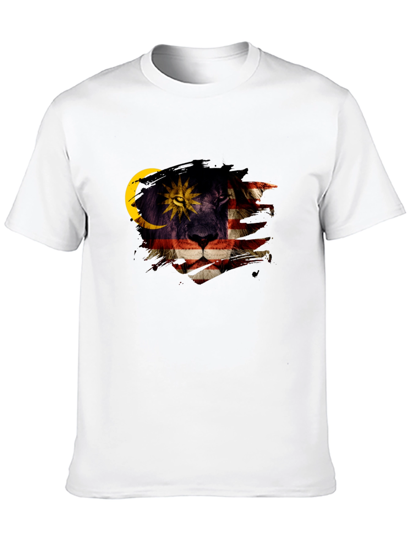 Lion Malaysia Flag Graphic Tee