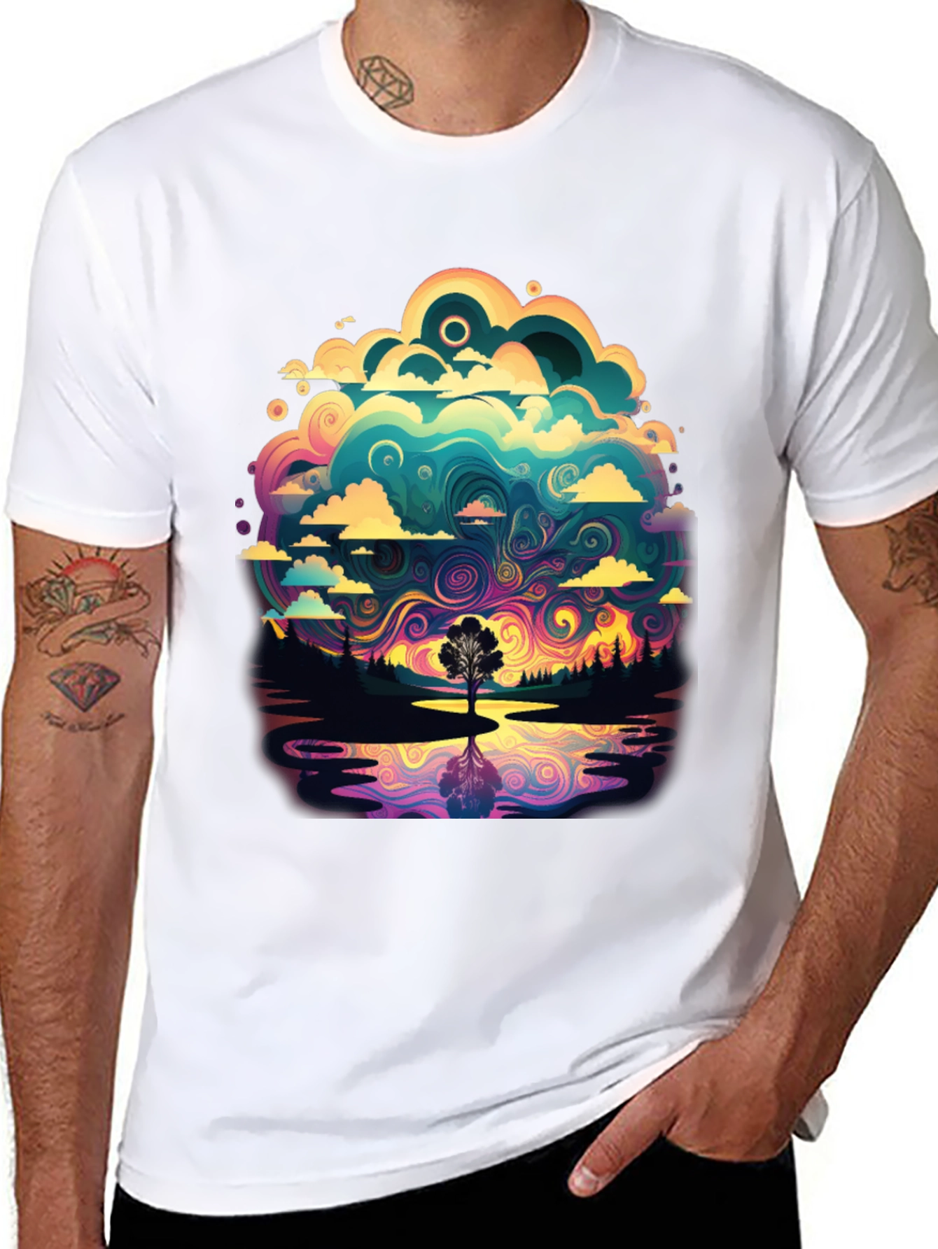 Vivid Psychedelic Nature T-Shirt