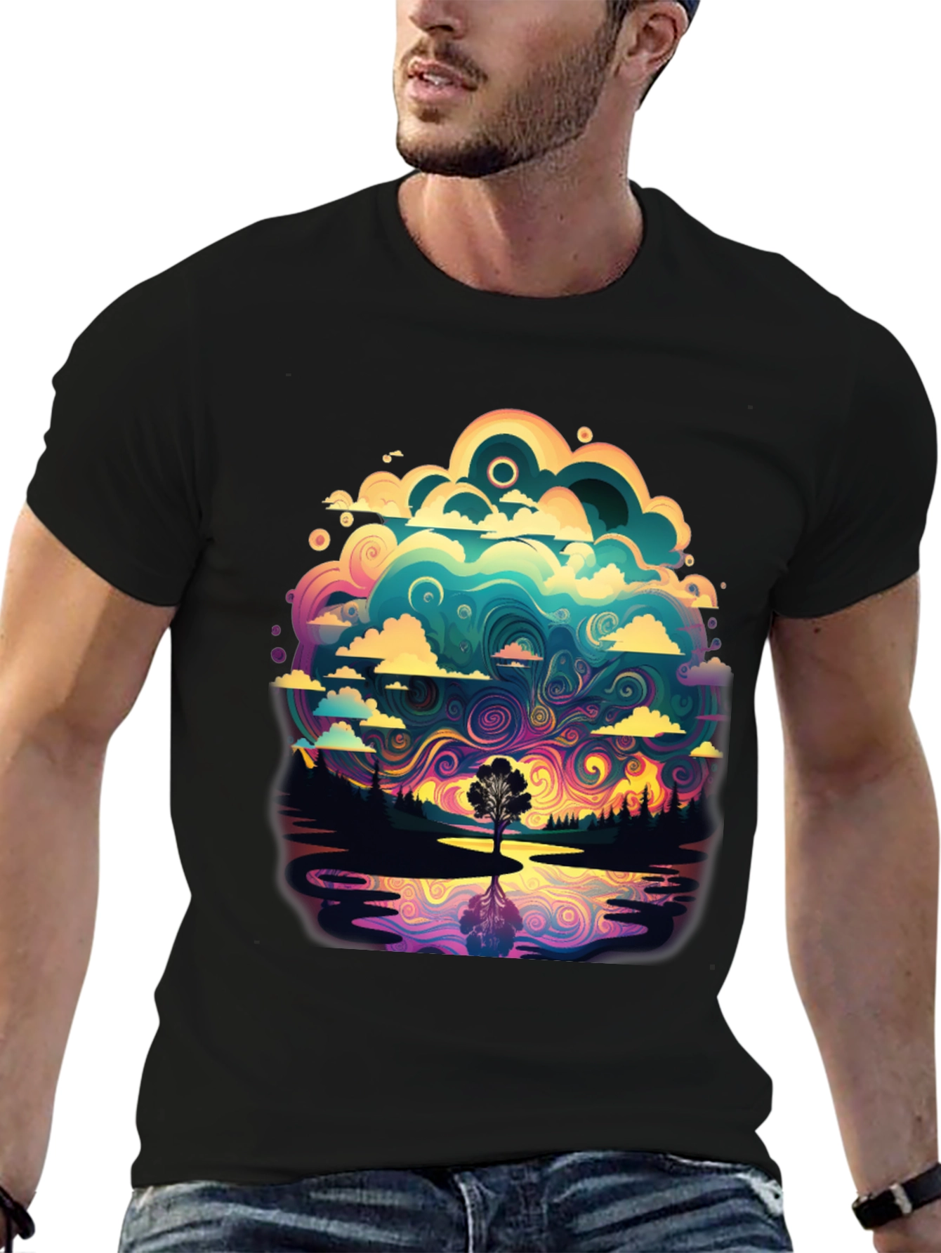 Vivid Psychedelic Nature T-Shirt