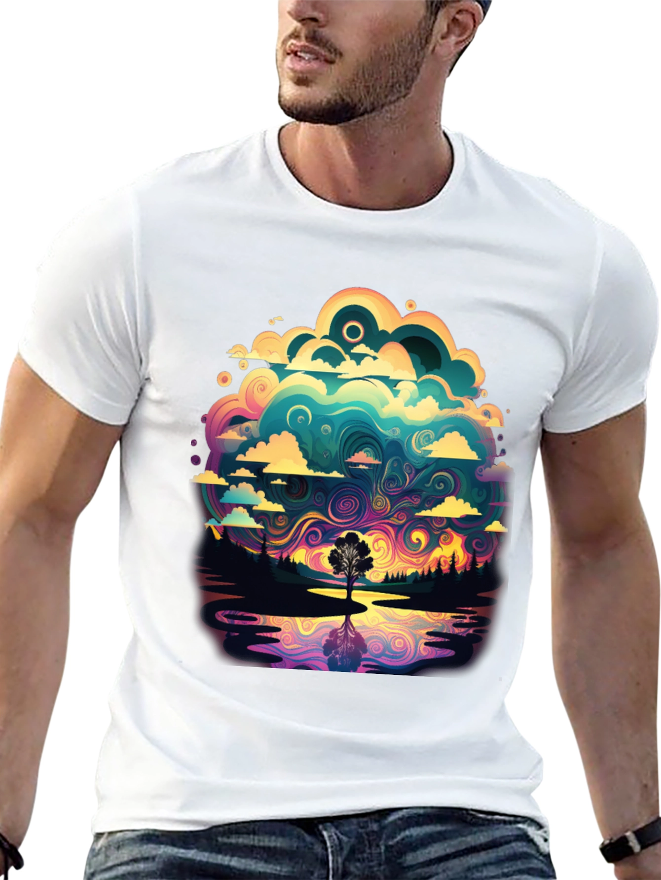 Vivid Psychedelic Nature T-Shirt