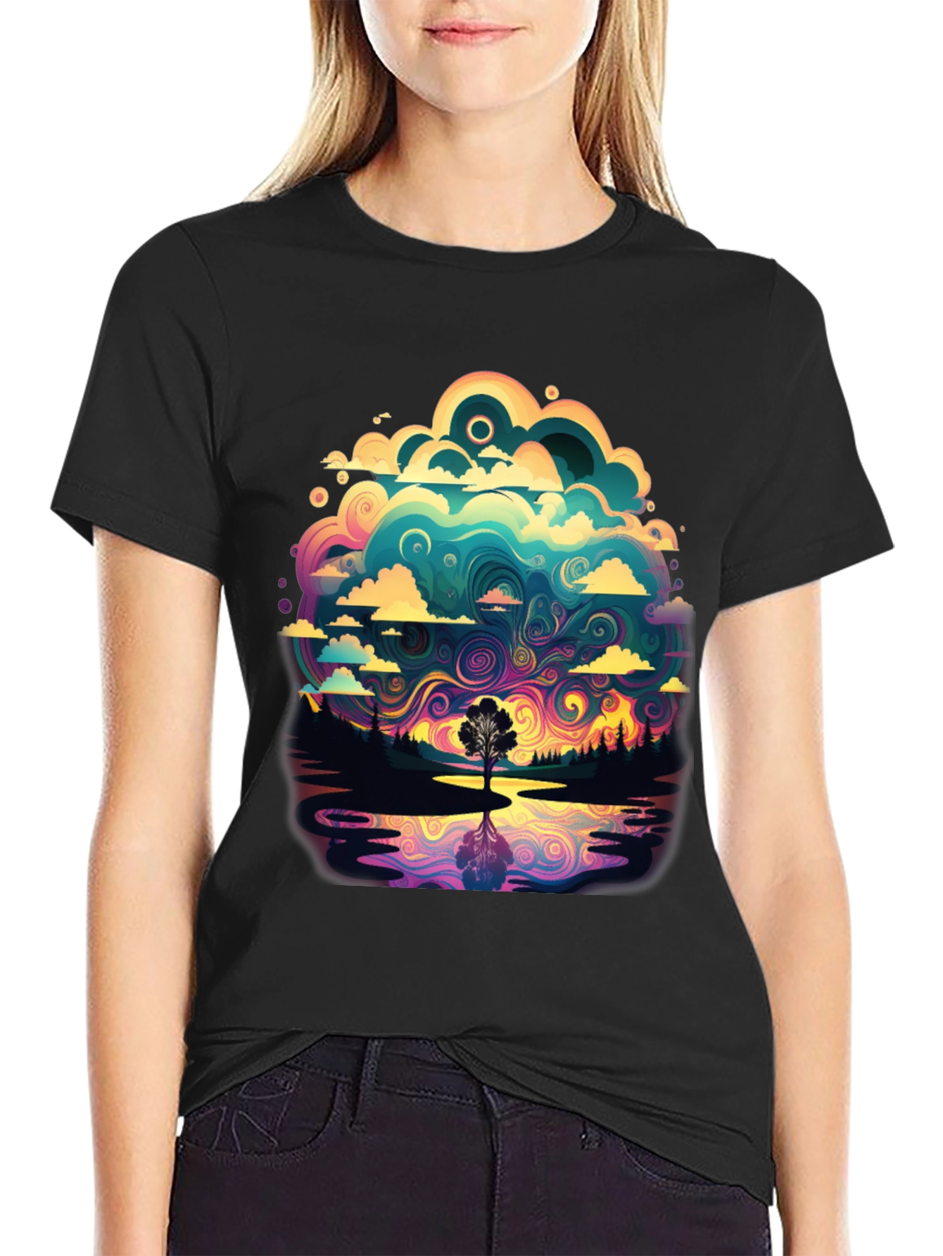 Vivid Psychedelic Nature T-Shirt