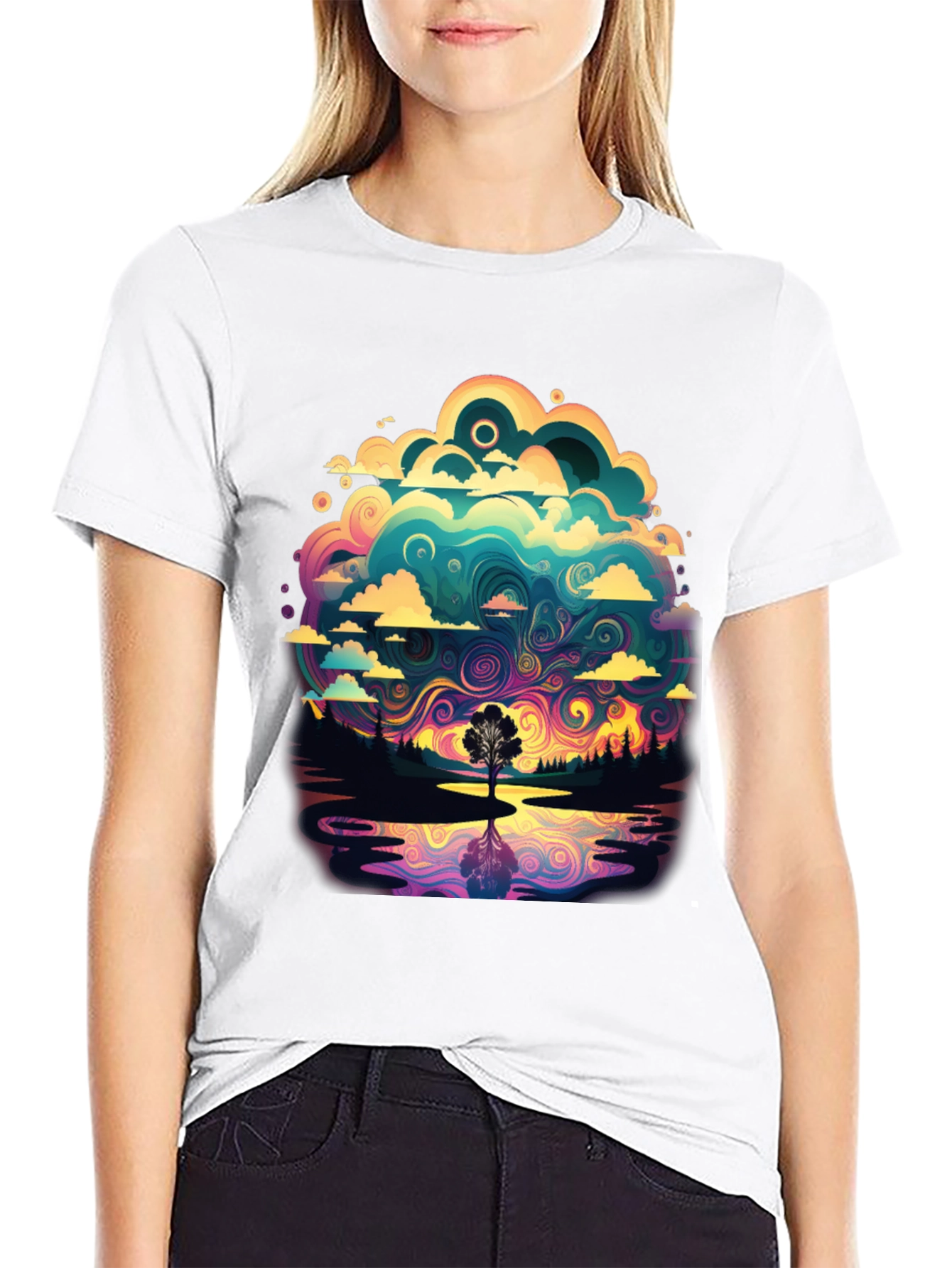Vivid Psychedelic Nature T-Shirt