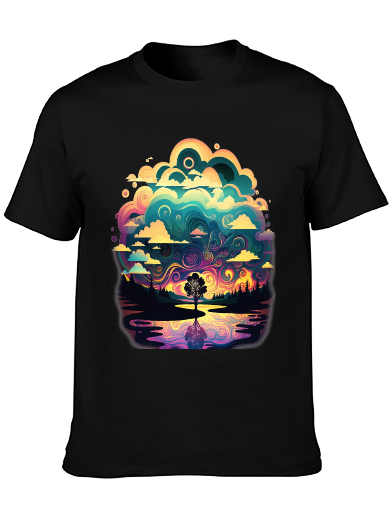 Vivid Psychedelic Nature T-Shirt
