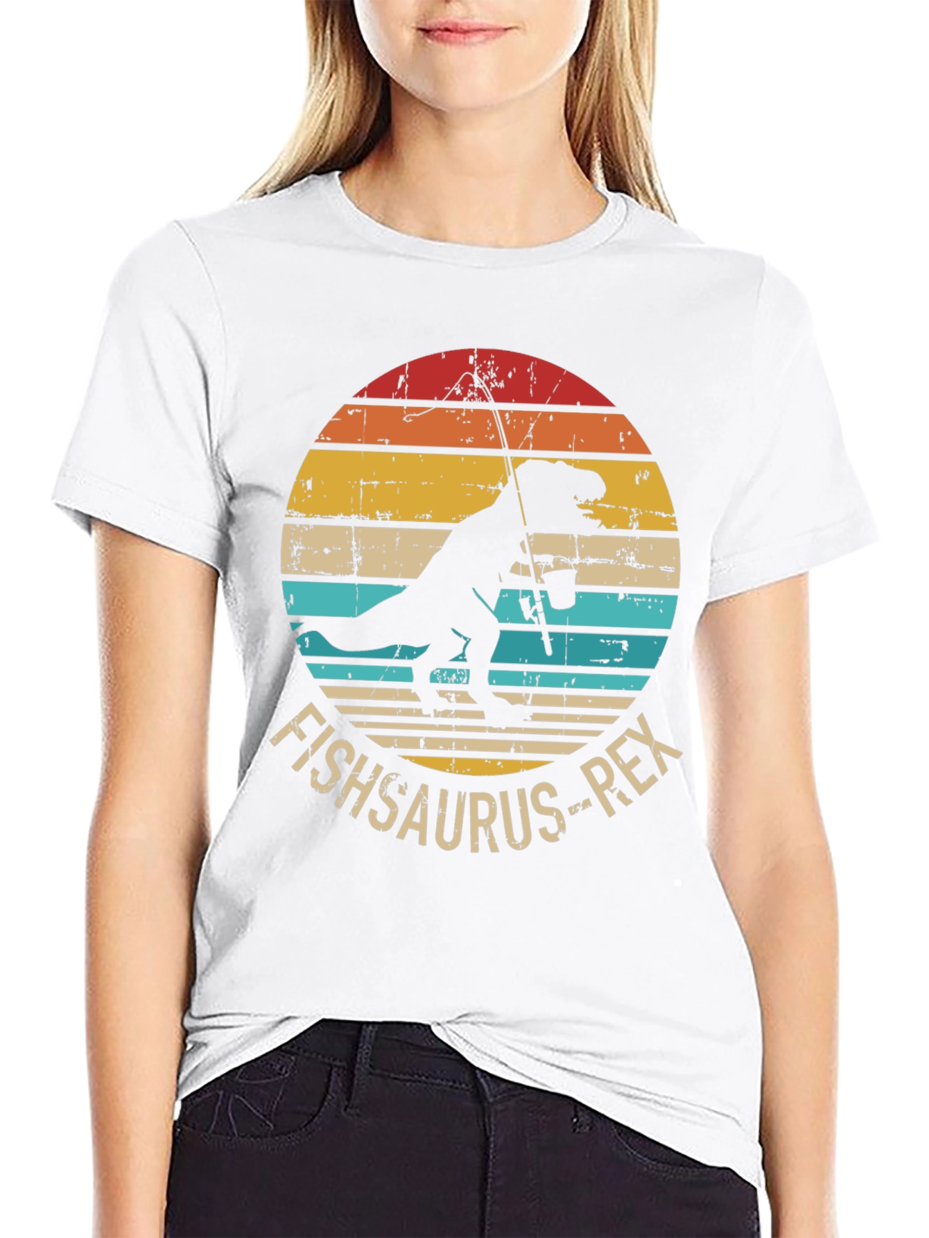 Fishsaurus Rex Graphic T-Shirt