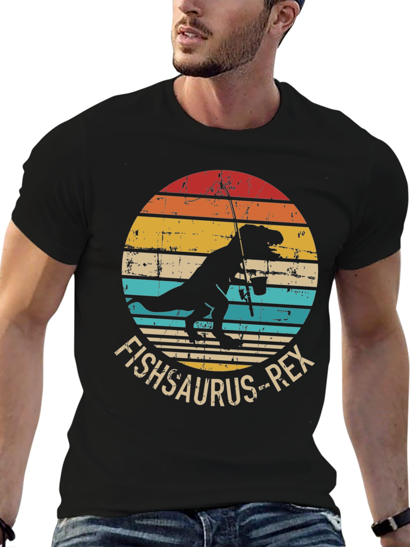 Fishsaurus Rex Graphic T-Shirt