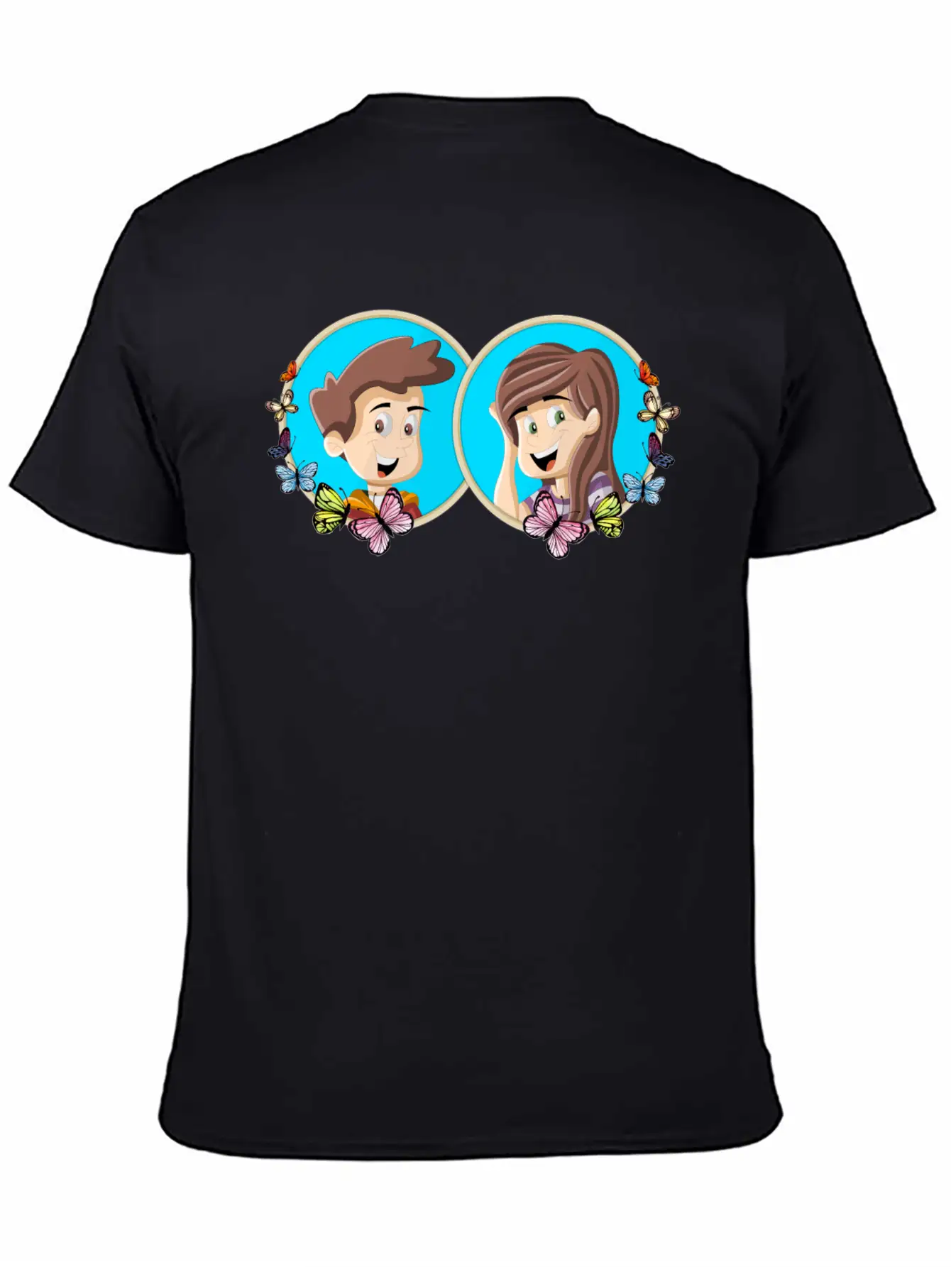 Collage Couple 2 Unisex Casual T-Shirt – Clean Design For Daily Comfort
