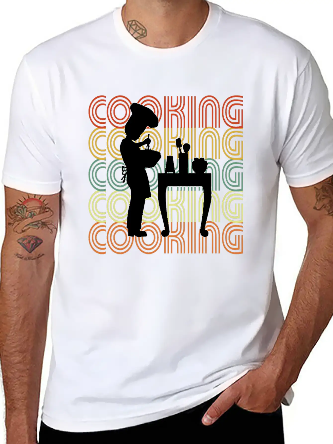 COOKING Unisex Casual T-Shirt – Clean Design For Daily Comfort