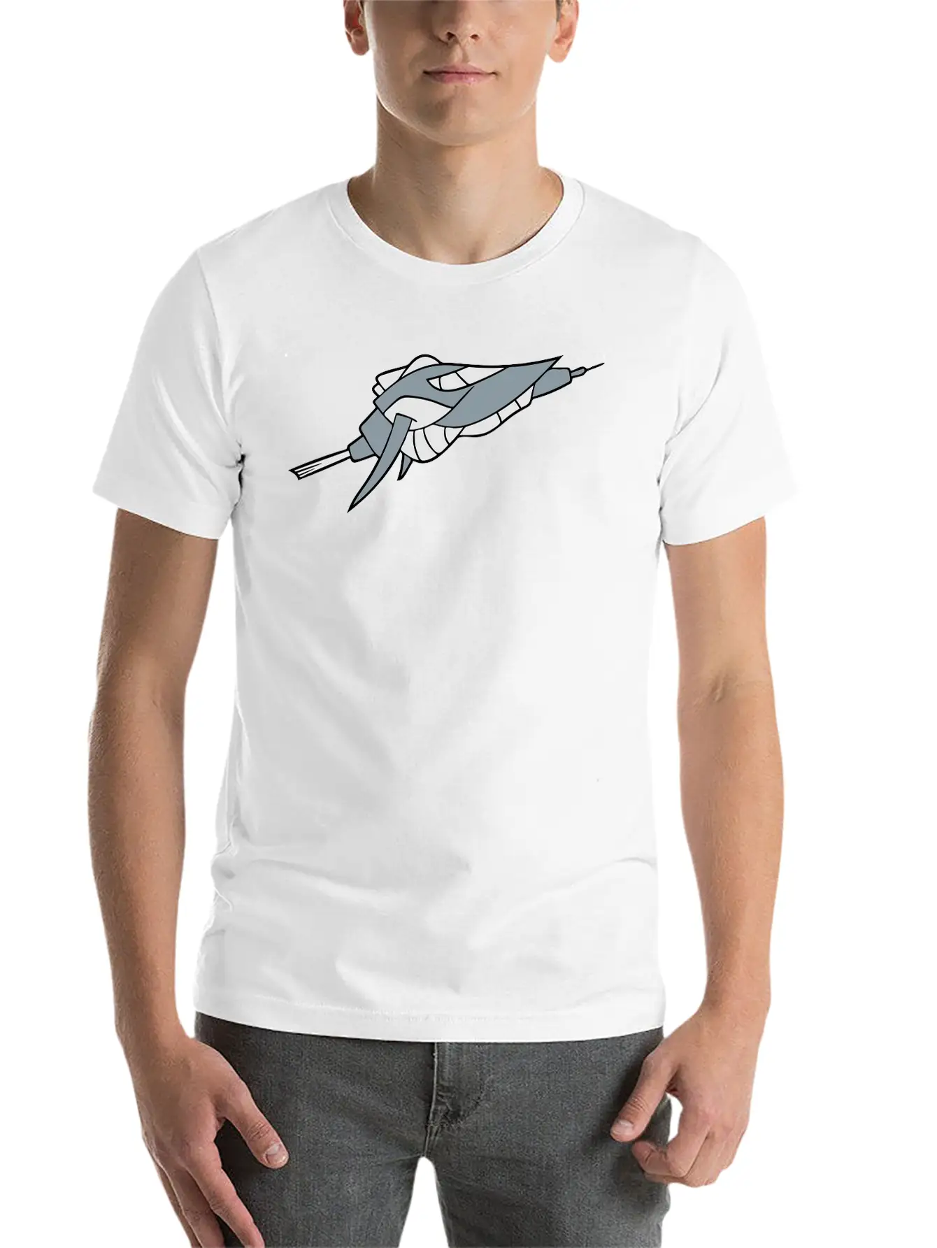 Cool Spaceship Space Space Aliens Aliens Unisex Casual T-Shirt – Clean Design For Daily Comfort