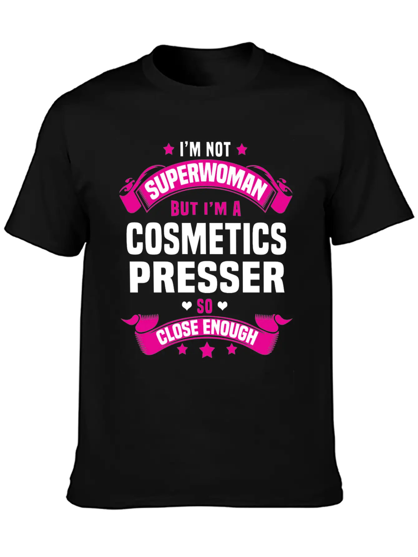 Cosmetics Presser Unisex Casual T-Shirt – Clean Design For Daily Comfort