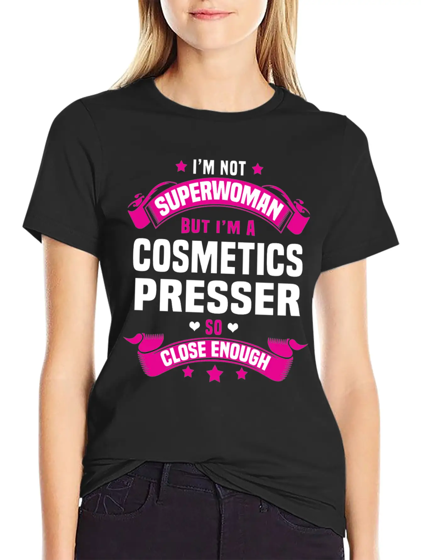 Cosmetics Presser Unisex Casual T-Shirt – Clean Design For Daily Comfort
