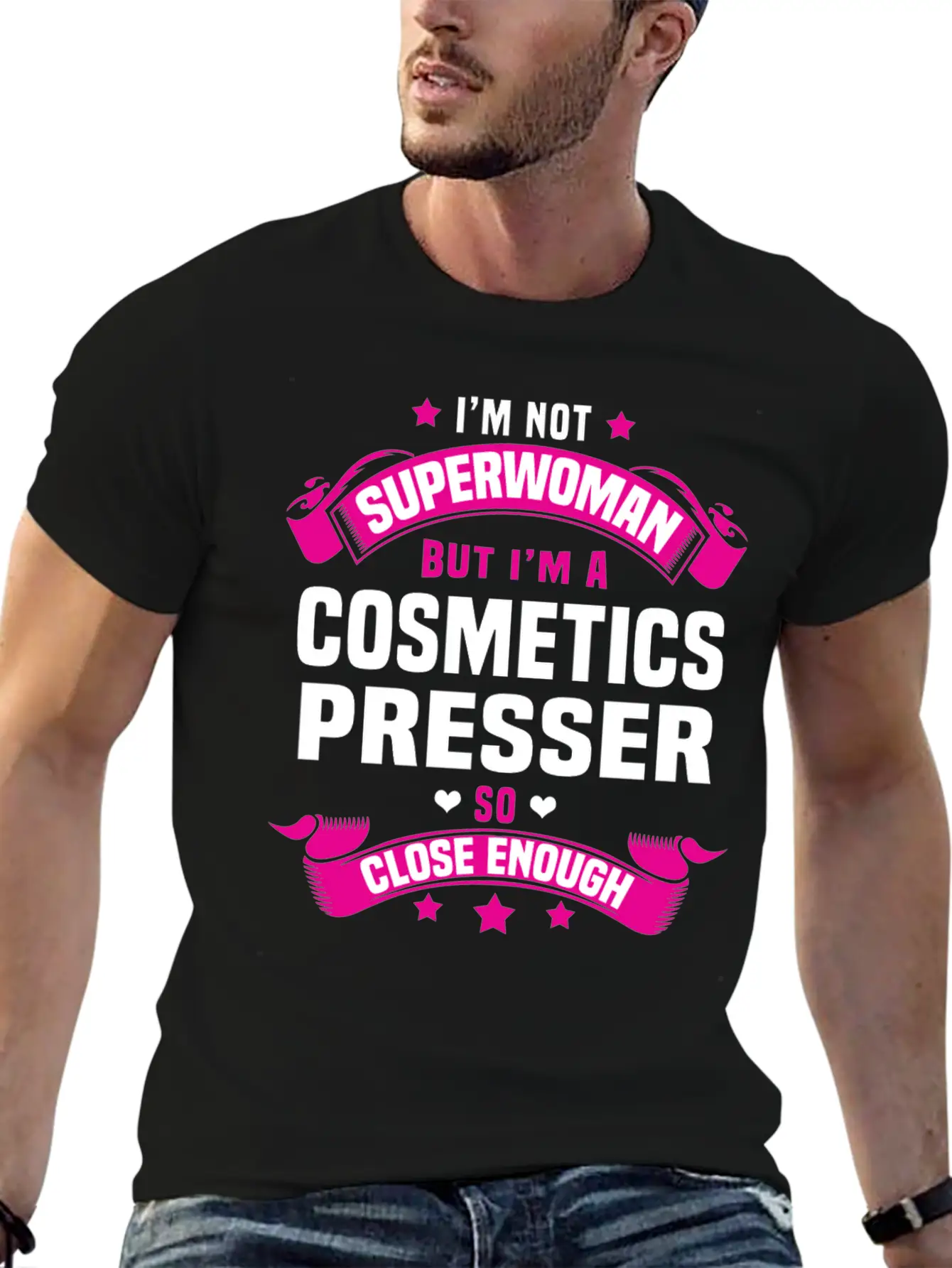 Cosmetics Presser Unisex Casual T-Shirt – Clean Design For Daily Comfort