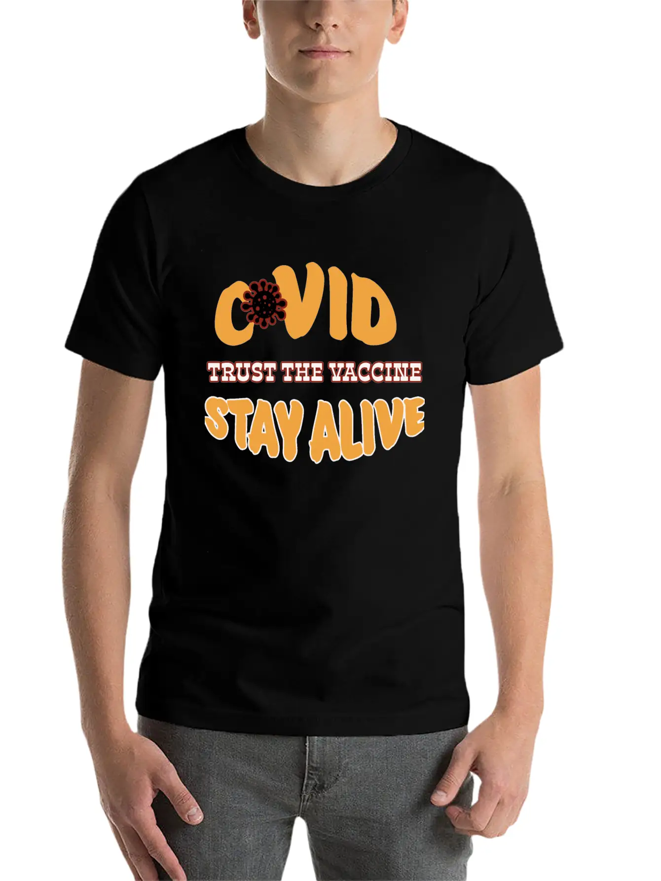 Covid Vaccination 1 Unisex Casual T-Shirt – Clean Design For Daily Comfort