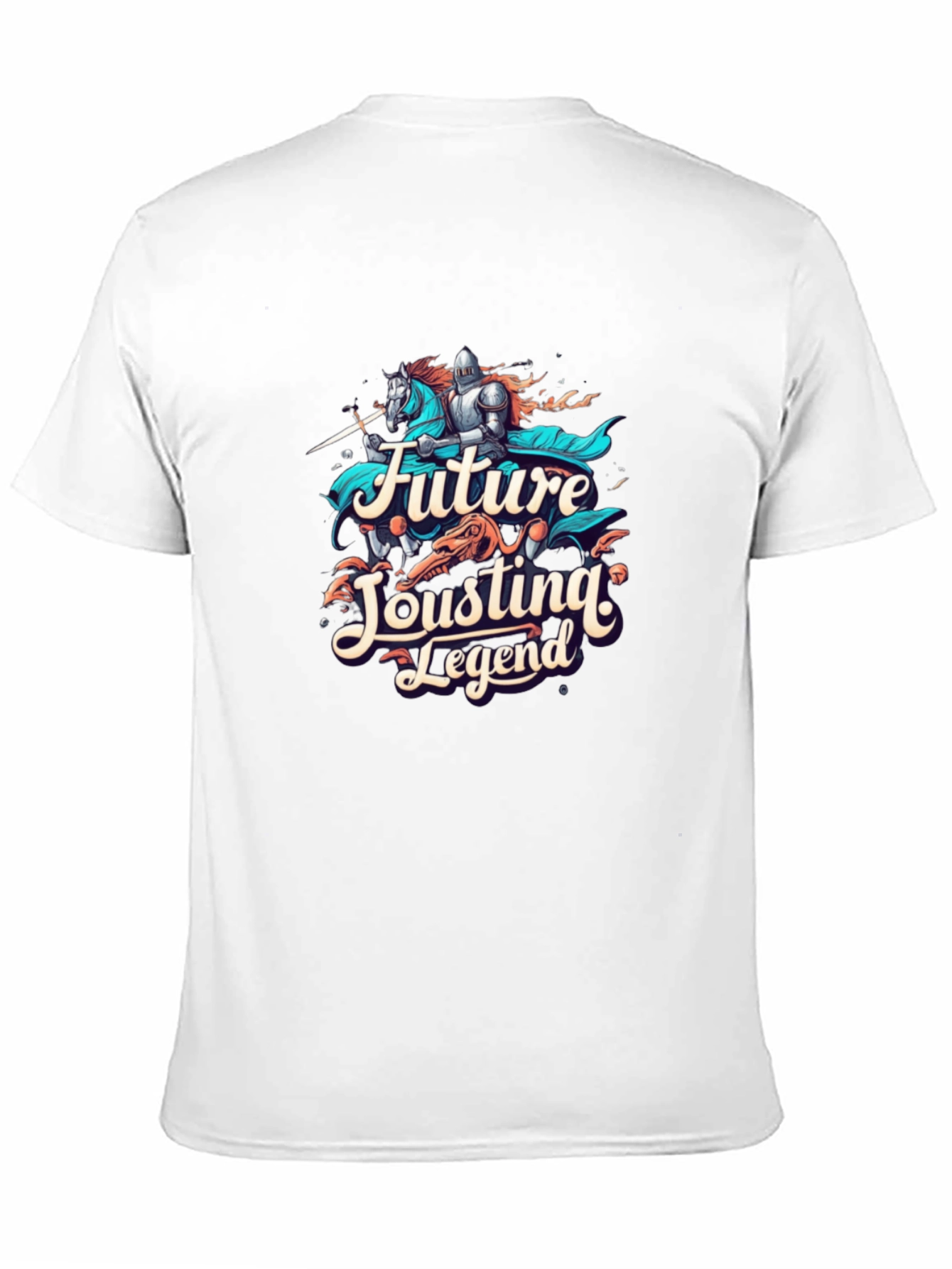 Future Jousting Legend Black Graphic Tee