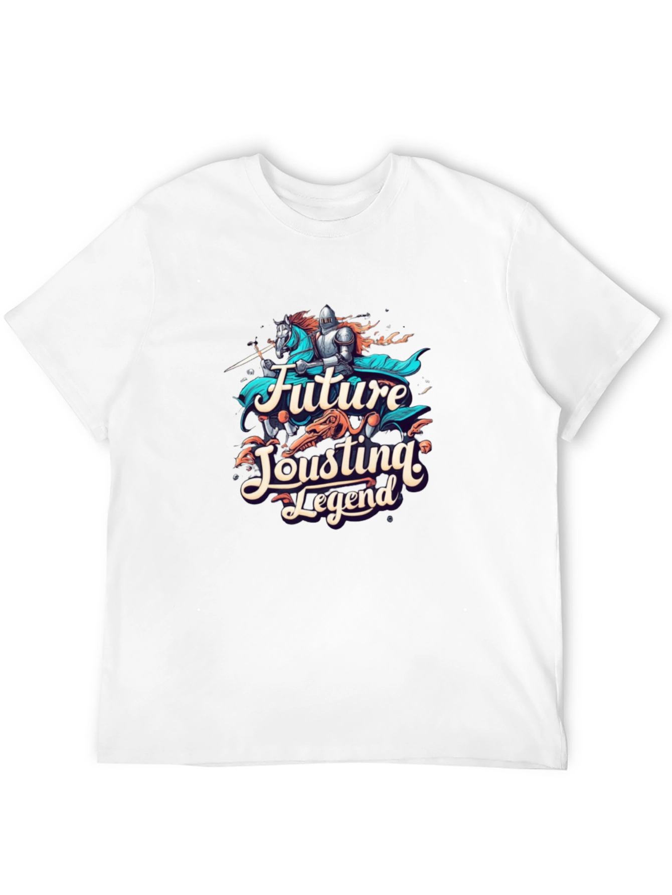 Future Jousting Legend Black Graphic Tee