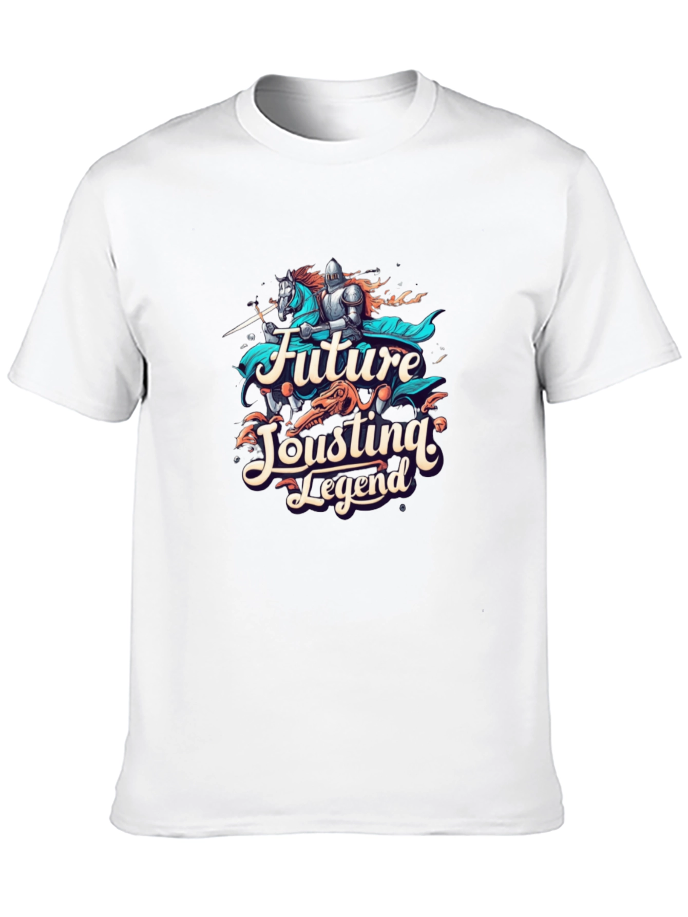 Future Jousting Legend Black Graphic Tee
