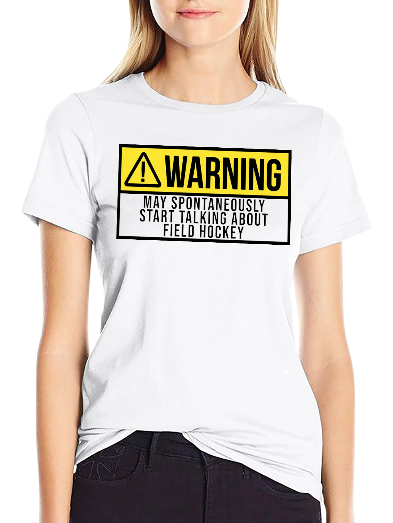 Warning Field Hockey T-Shirt