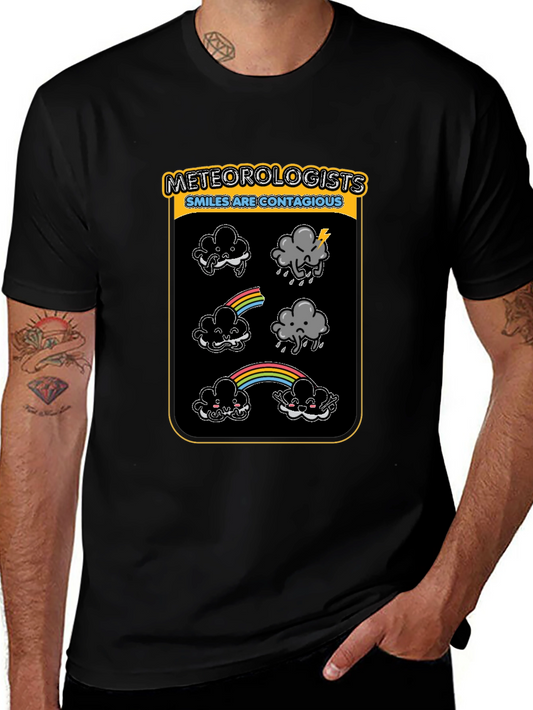 Meteorologists Smiles Contagious T-Shirt Funny Weather Tee