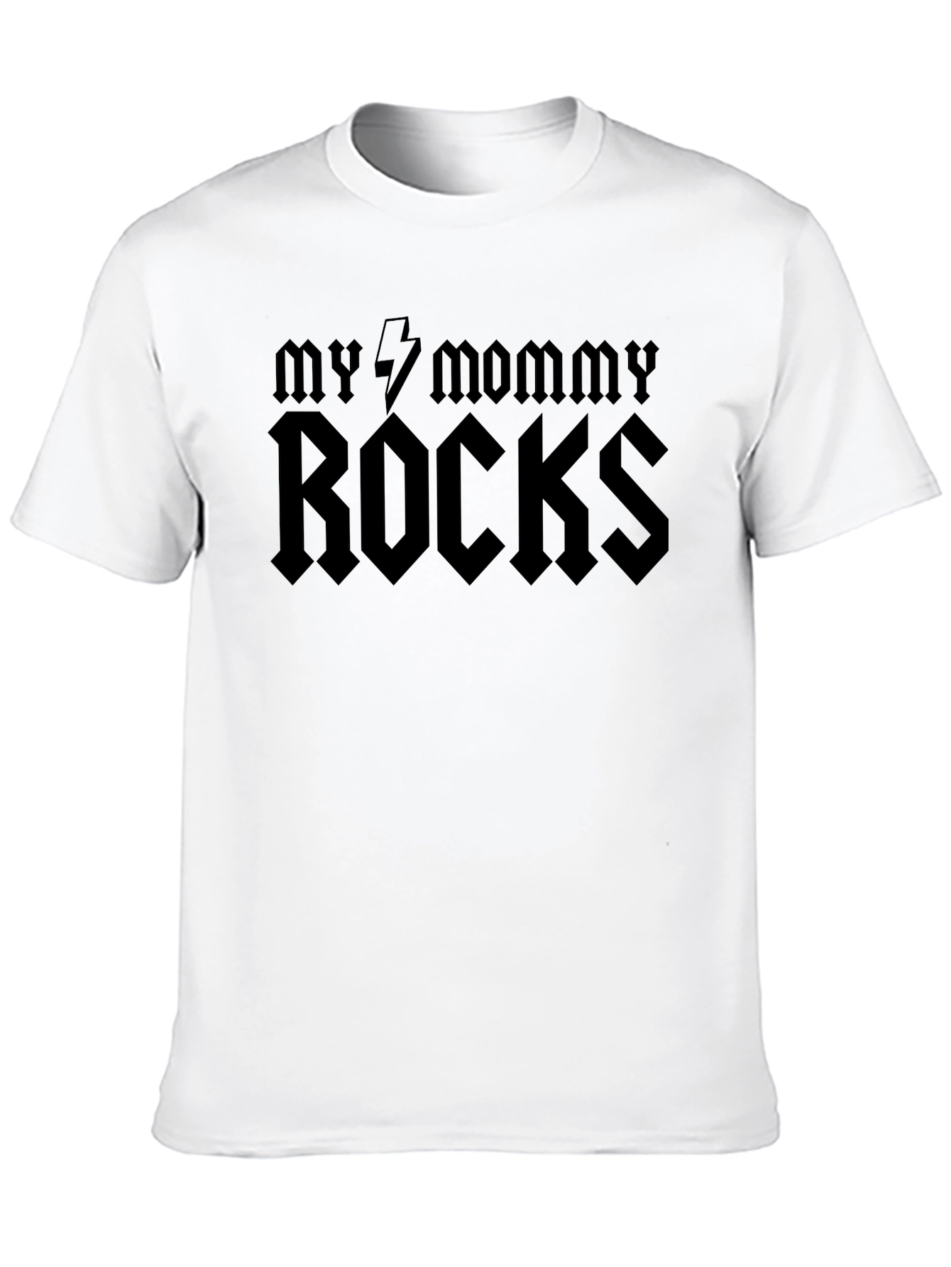 My Mommy Rocks T-Shirt - Black