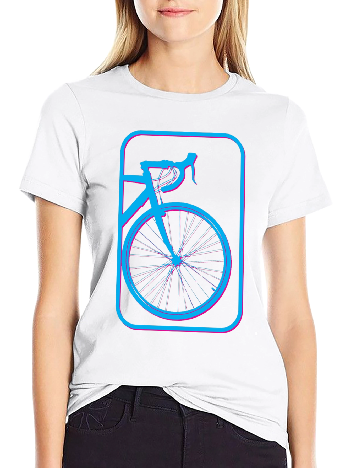 Retro Bike Graphic T-Shirt - Black