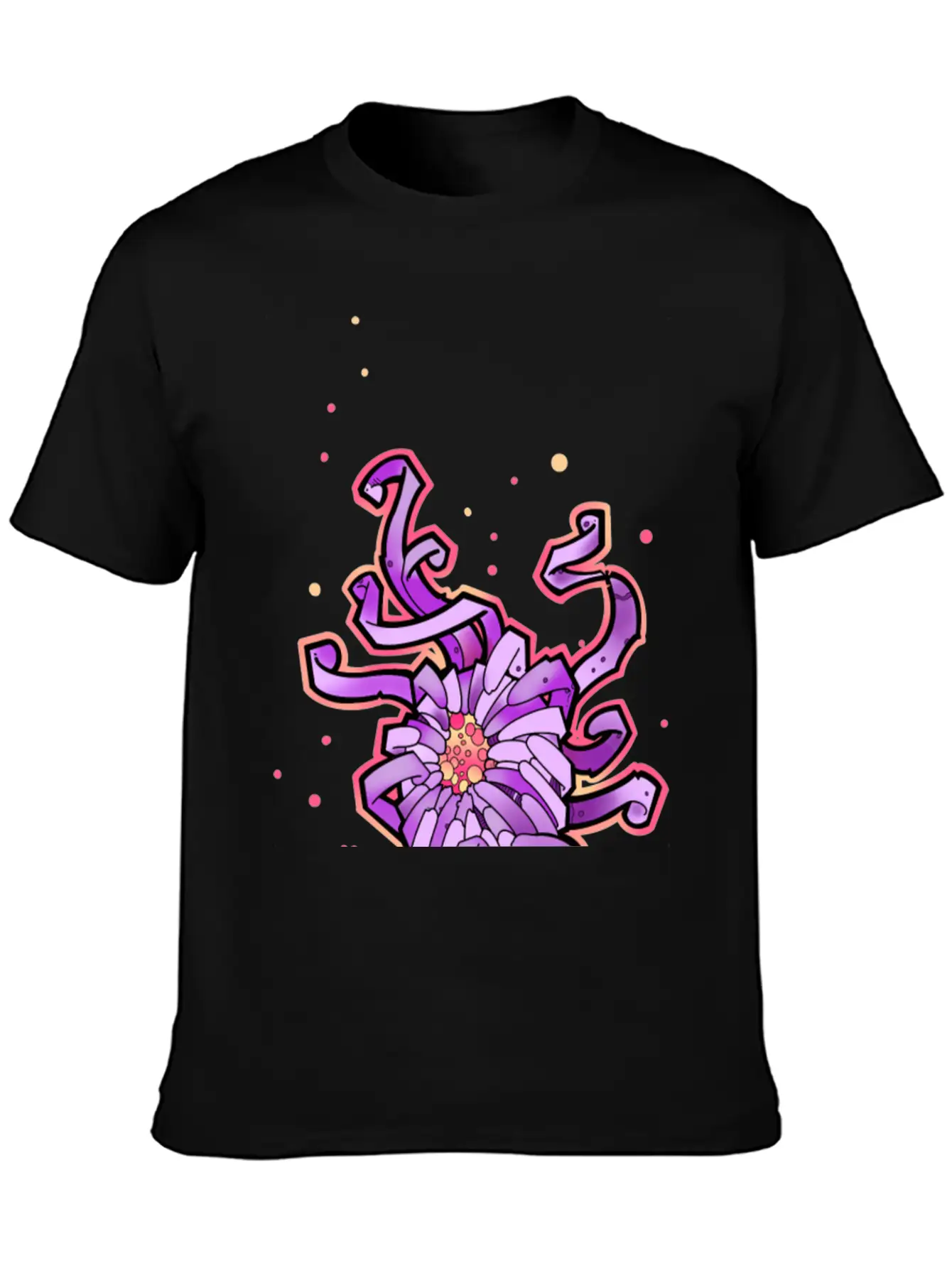 Crazy Chrysanthemum Flower Unisex Casual T-Shirt – Clean Design For Daily Comfort