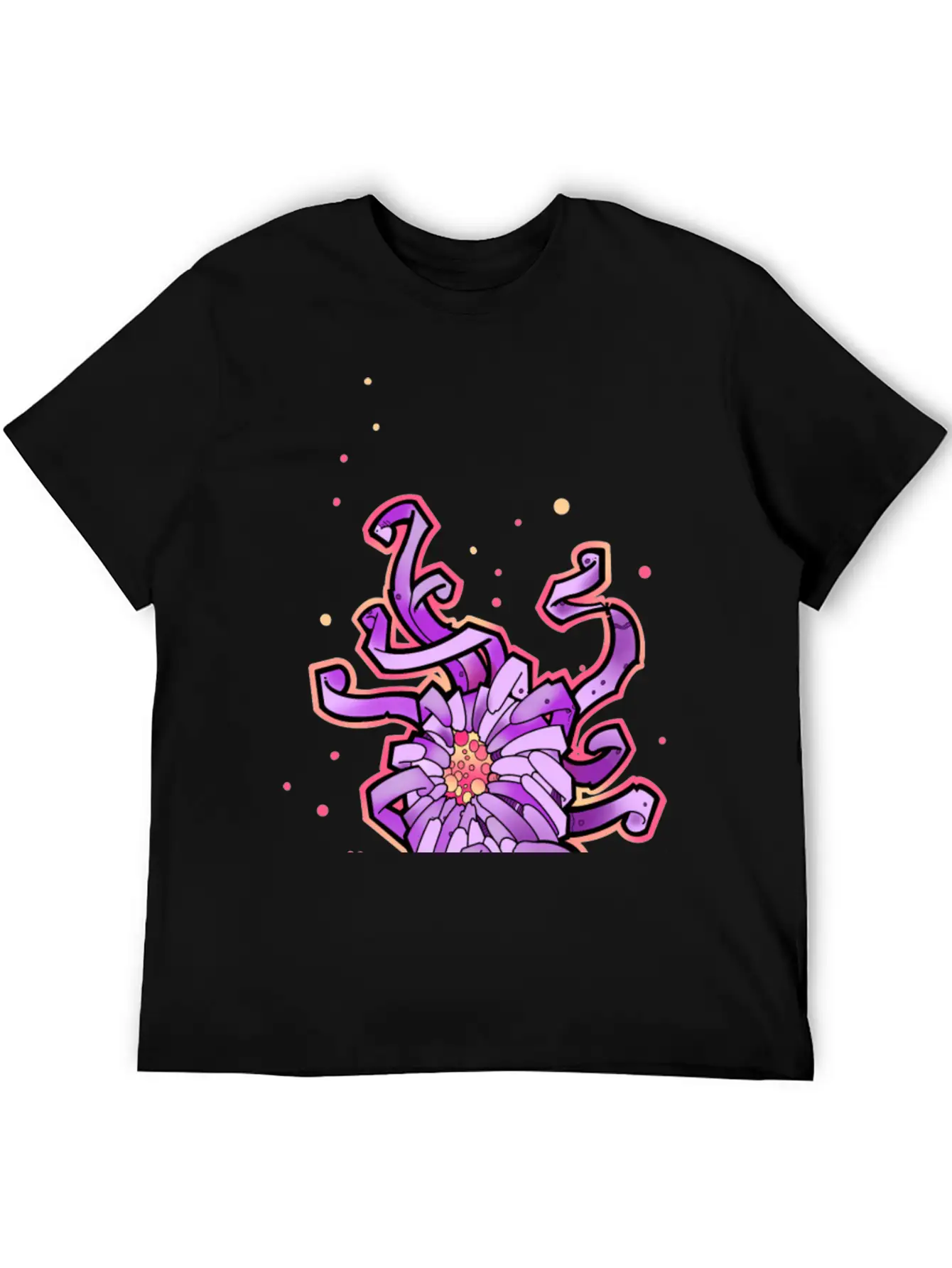 Crazy Chrysanthemum Flower Unisex Casual T-Shirt – Clean Design For Daily Comfort