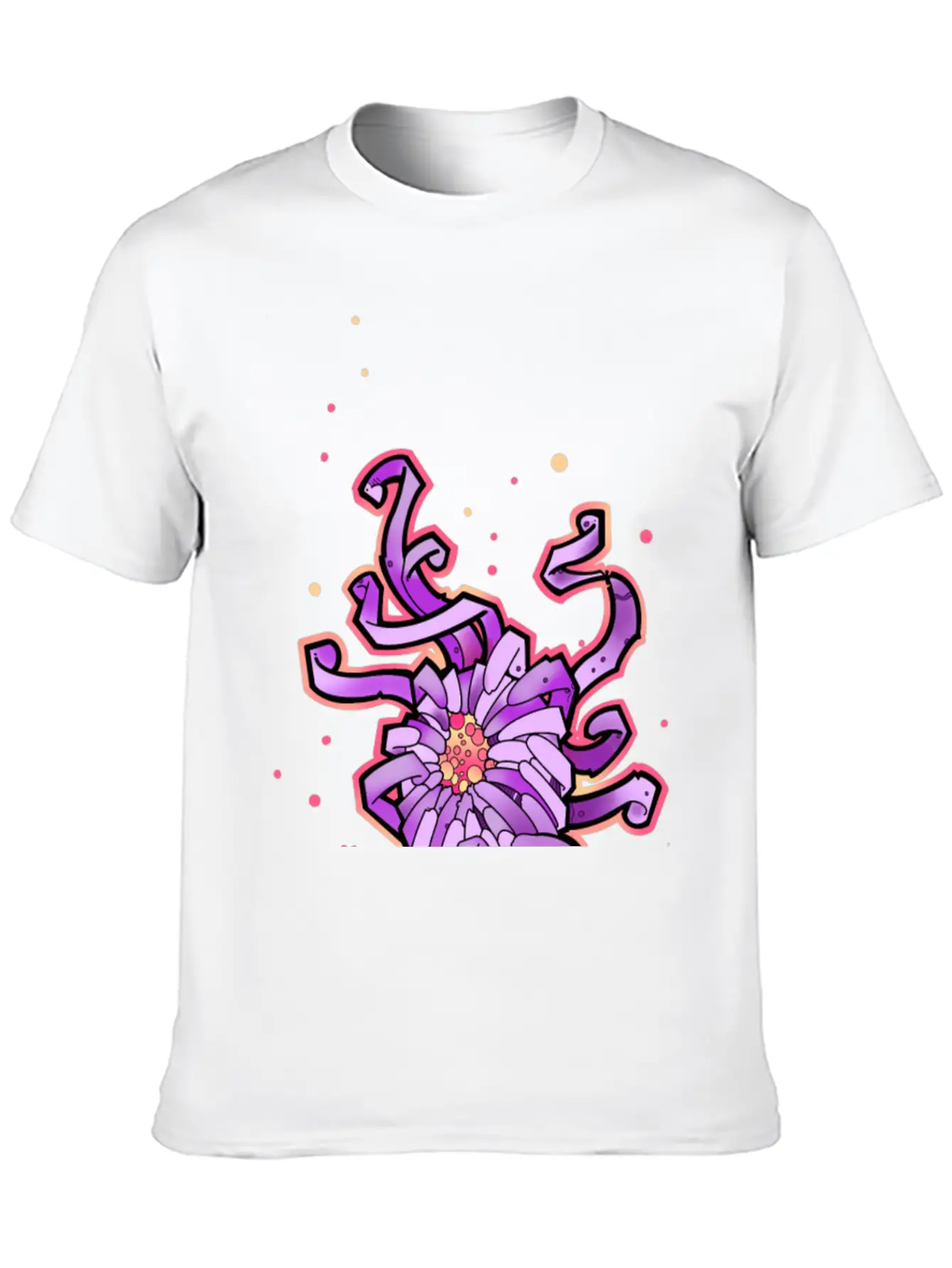 Crazy Chrysanthemum Flower Unisex Casual T-Shirt – Clean Design For Daily Comfort