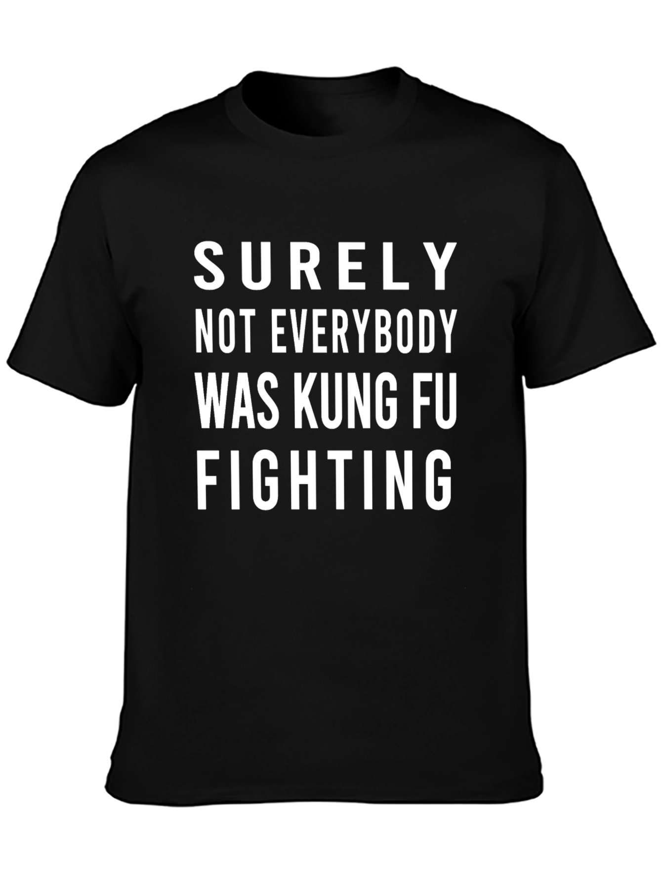 Kung Fu Fighting Graphic Tee - Retro Humor