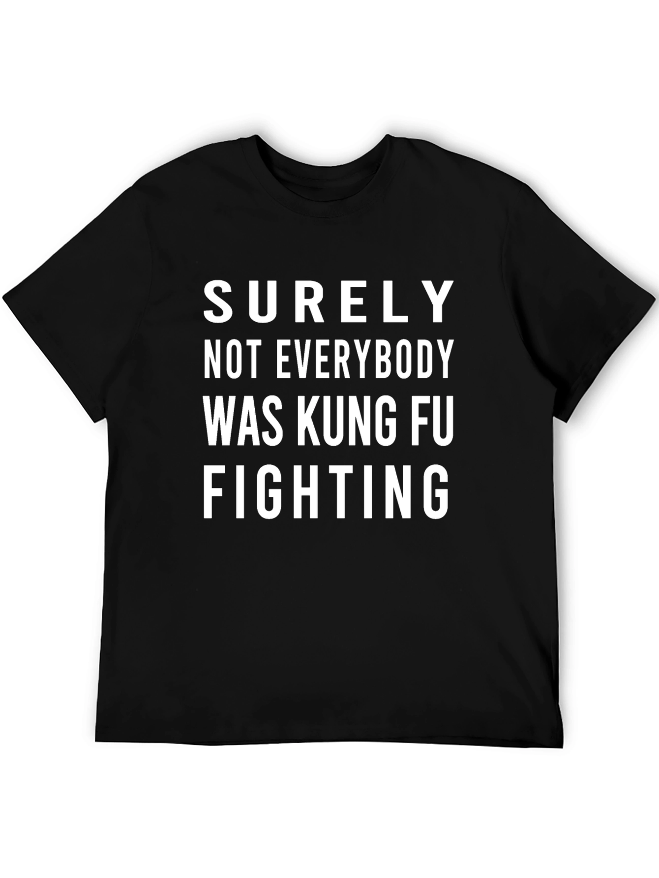 Kung Fu Fighting Graphic Tee - Retro Humor