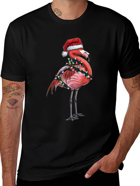 Christmas Flamingo T-Shirt