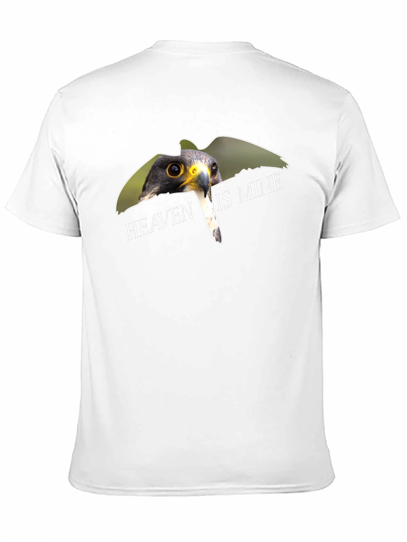Heaven Is Mine Bird Graphic Tee - Black
