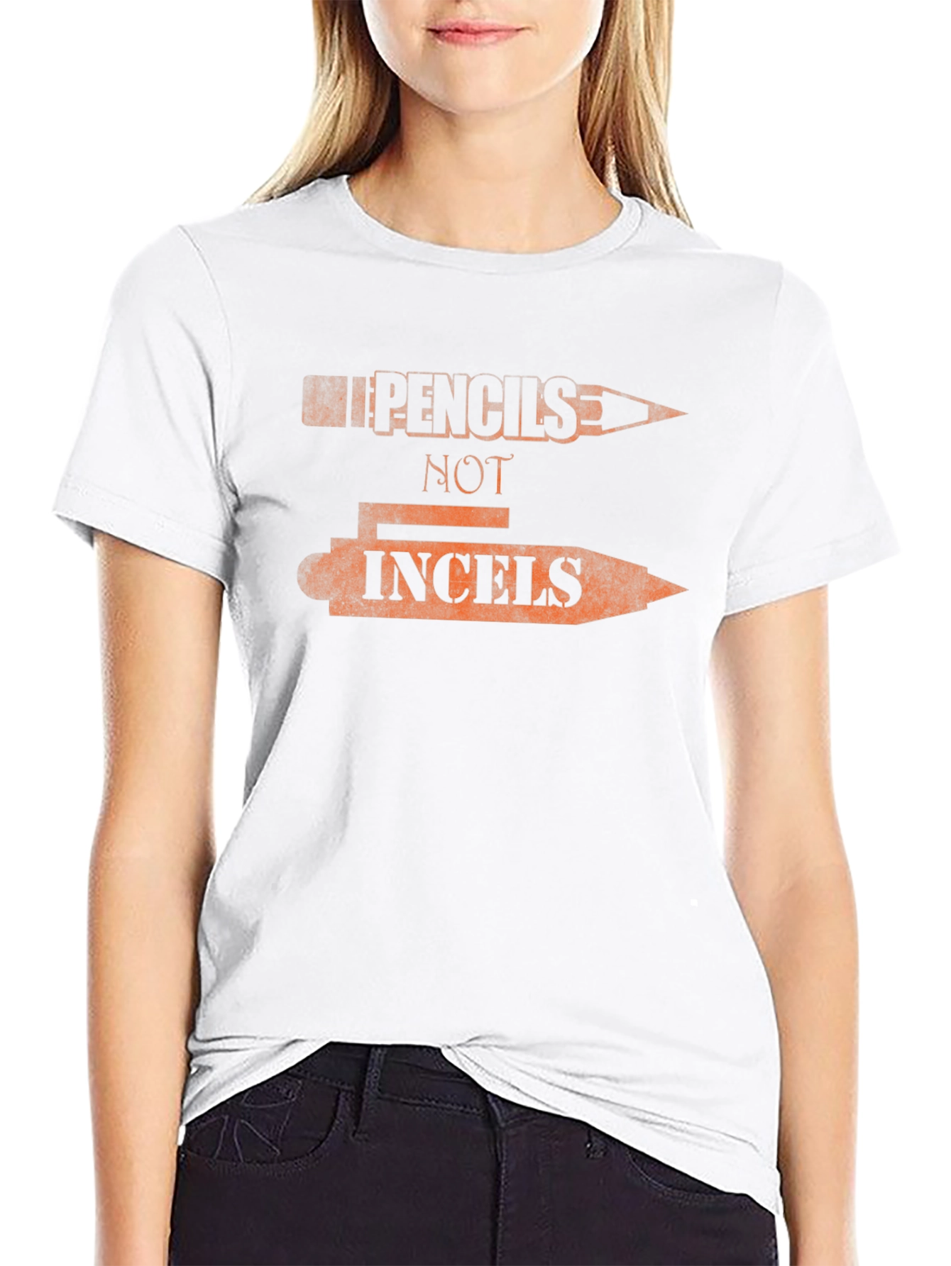 Pencils Not Incels T-Shirt - Funny Graphic Tee