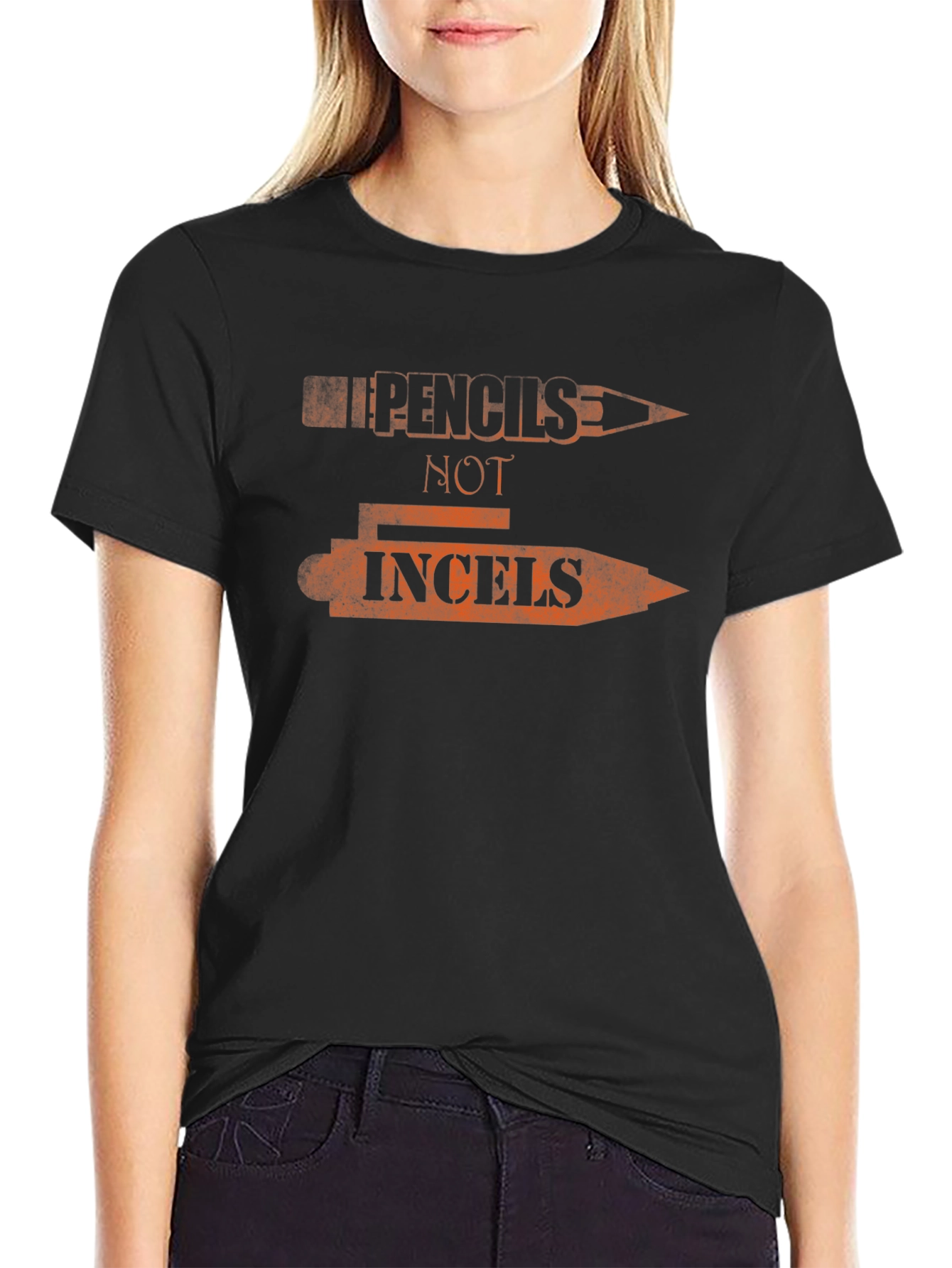 Pencils Not Incels T-Shirt - Funny Graphic Tee