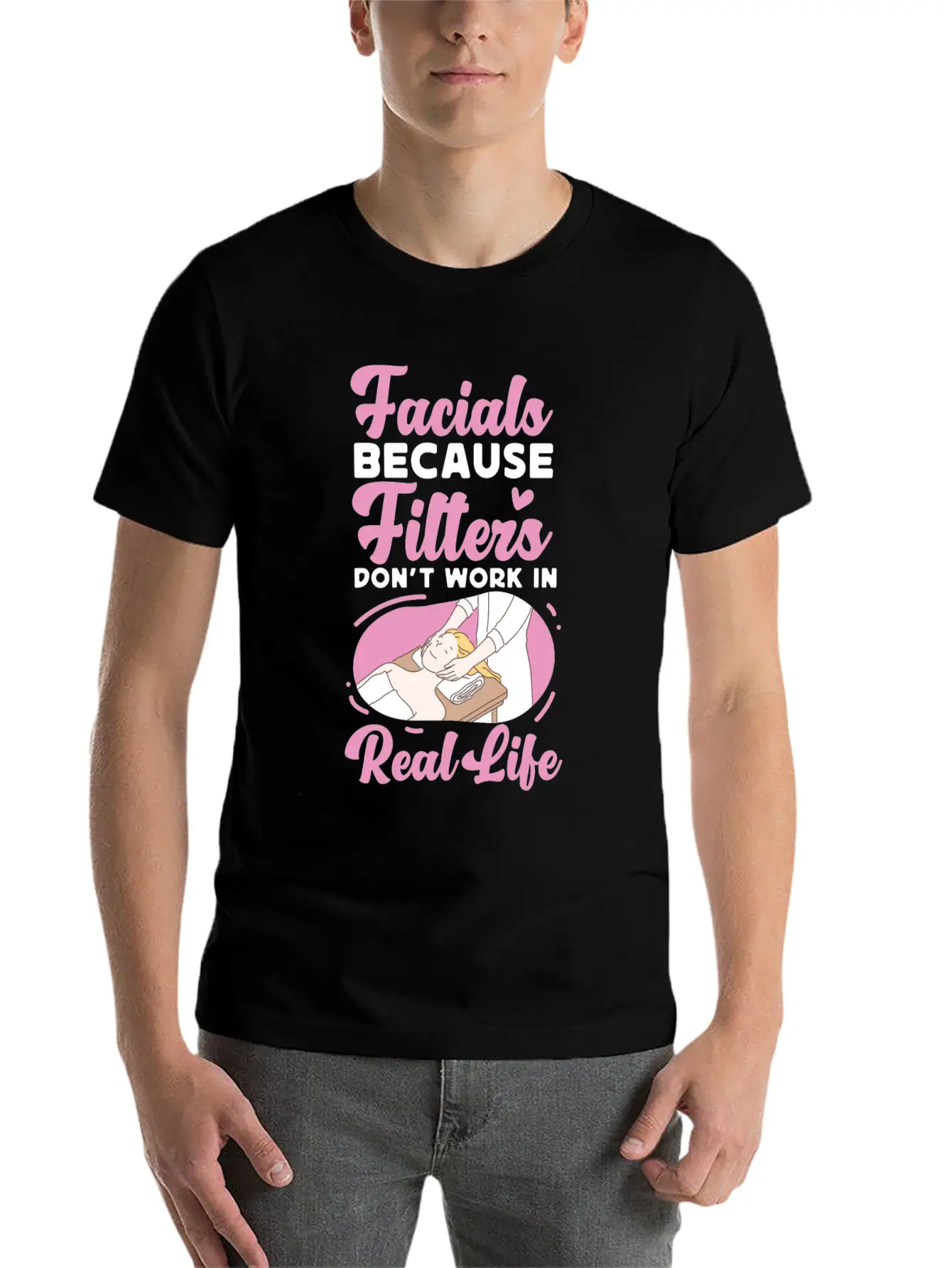 Cute Licensed Esthetician Skincare Unisex Casual T-Shirt – Clean Design For Daily Comfort