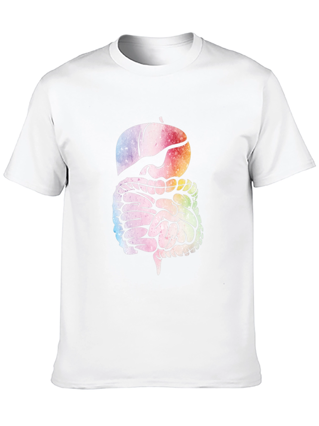 Digestive System Graphic Tee - Novelty Anatomy Shirt
