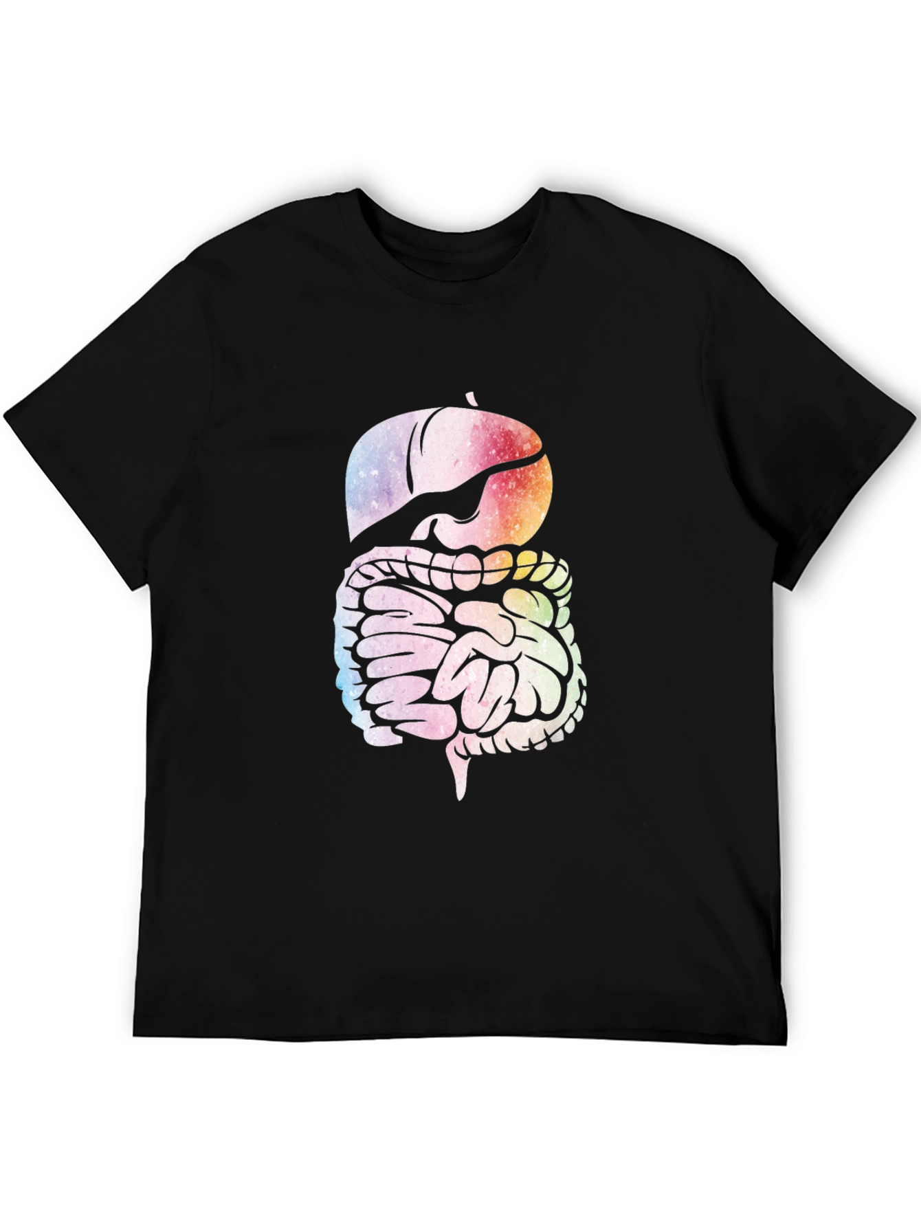 Digestive System Graphic Tee - Novelty Anatomy Shirt