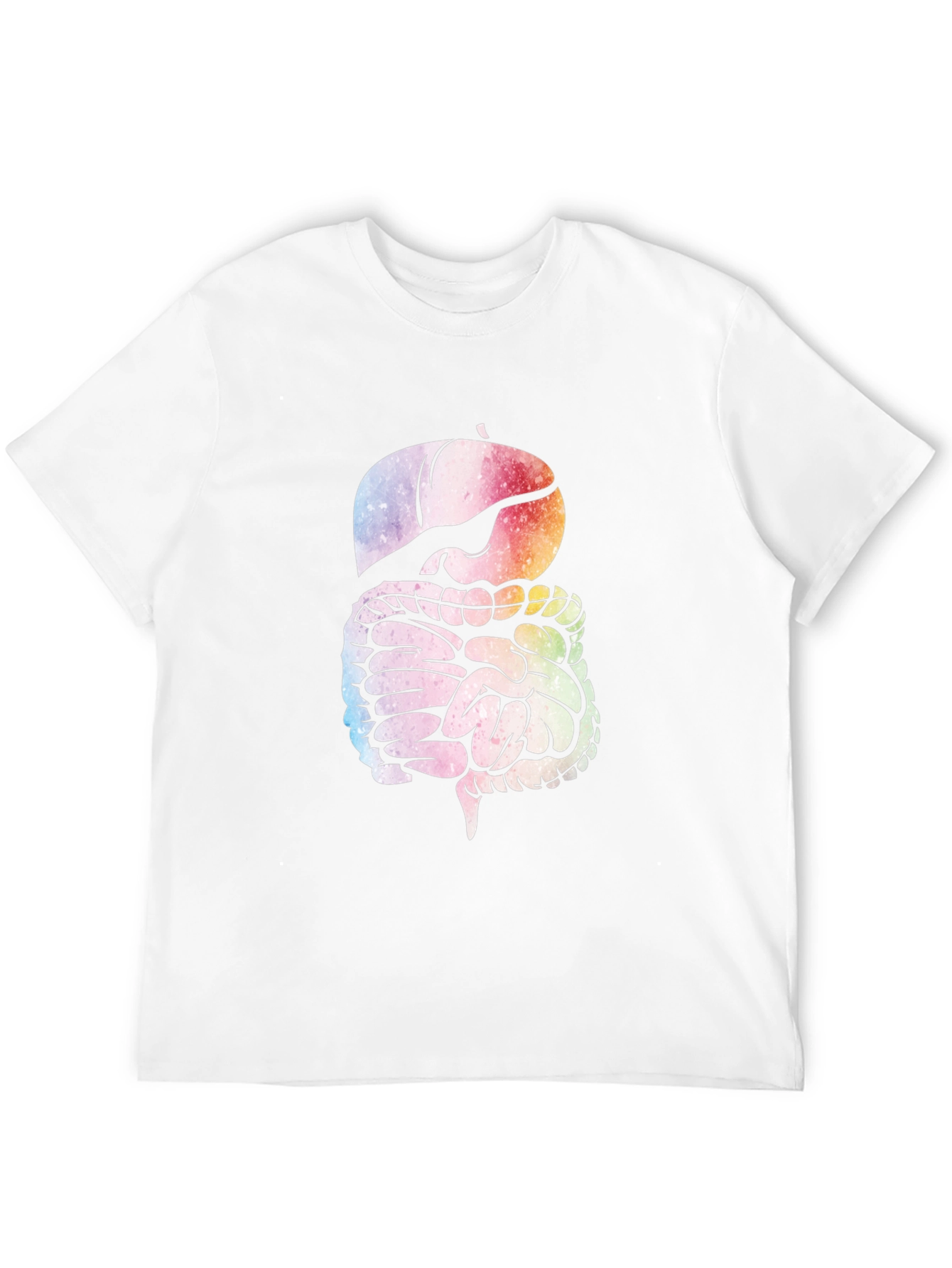 Digestive System Graphic Tee - Novelty Anatomy Shirt