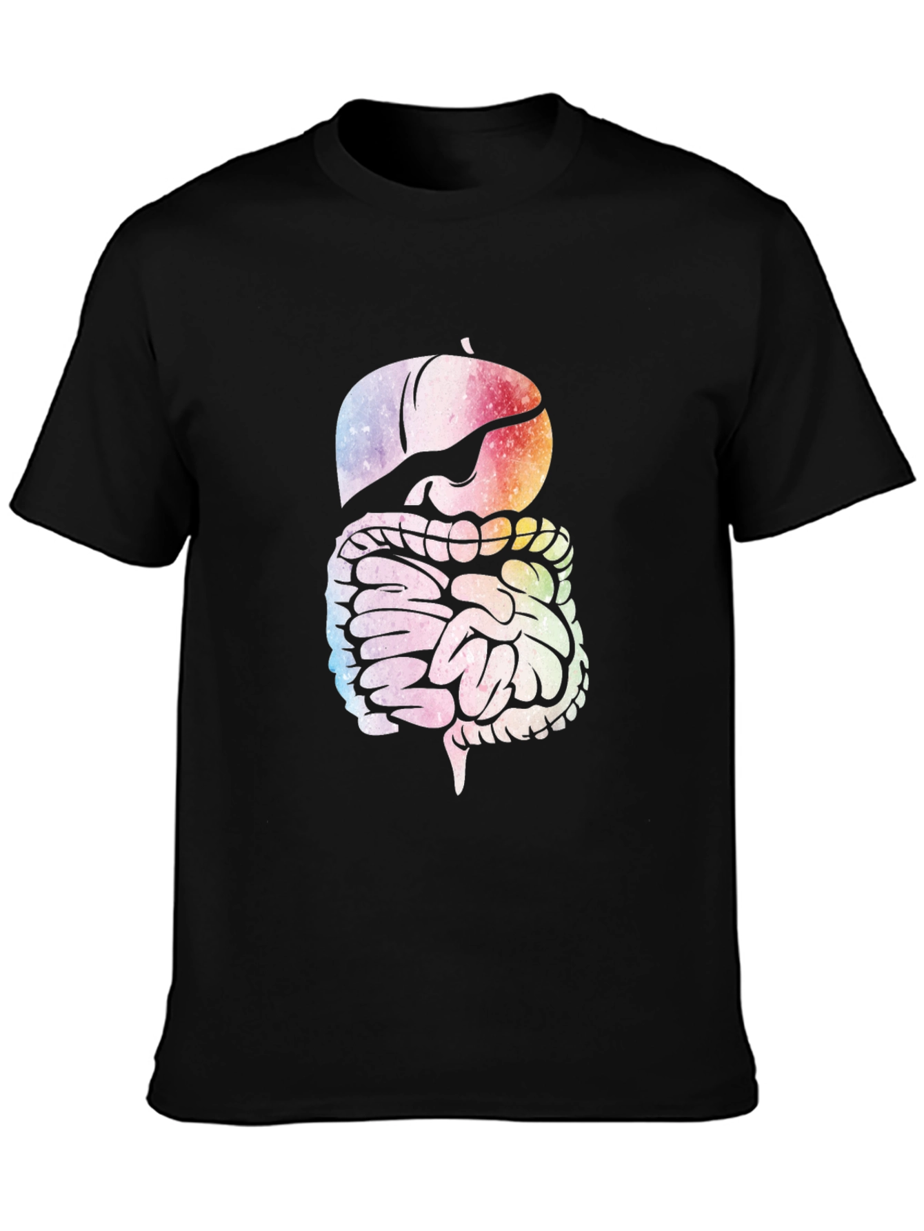 Digestive System Graphic Tee - Novelty Anatomy Shirt