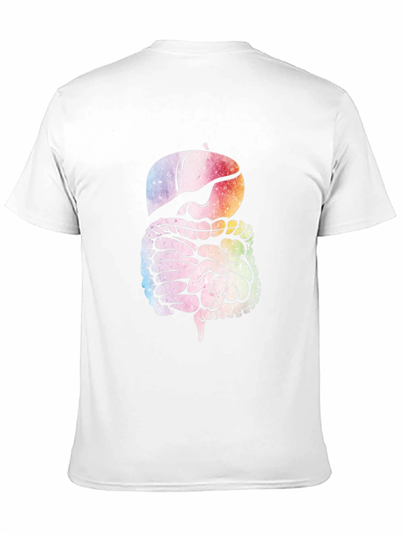 Digestive System Graphic Tee - Novelty Anatomy Shirt