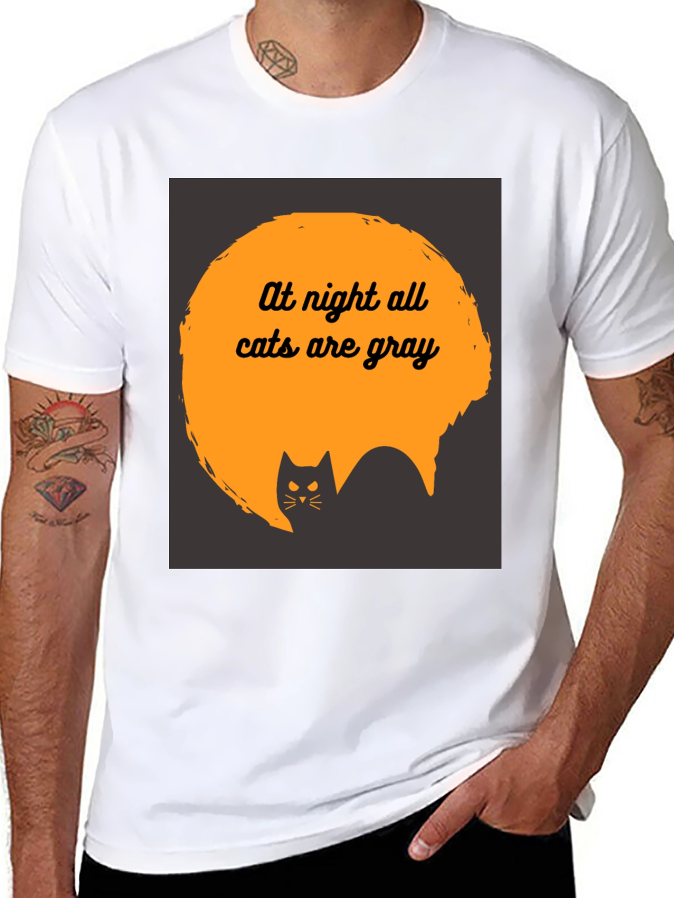 At Night All Cats are Gray T-Shirt