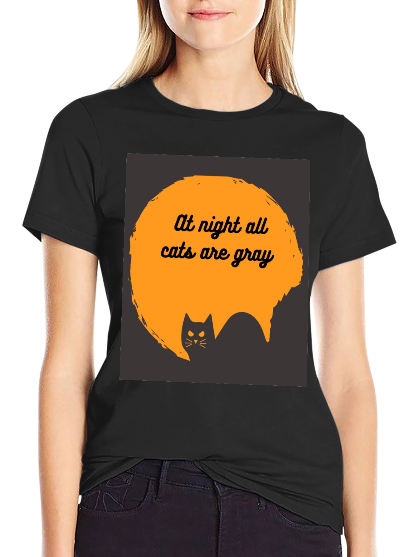 At Night All Cats are Gray T-Shirt