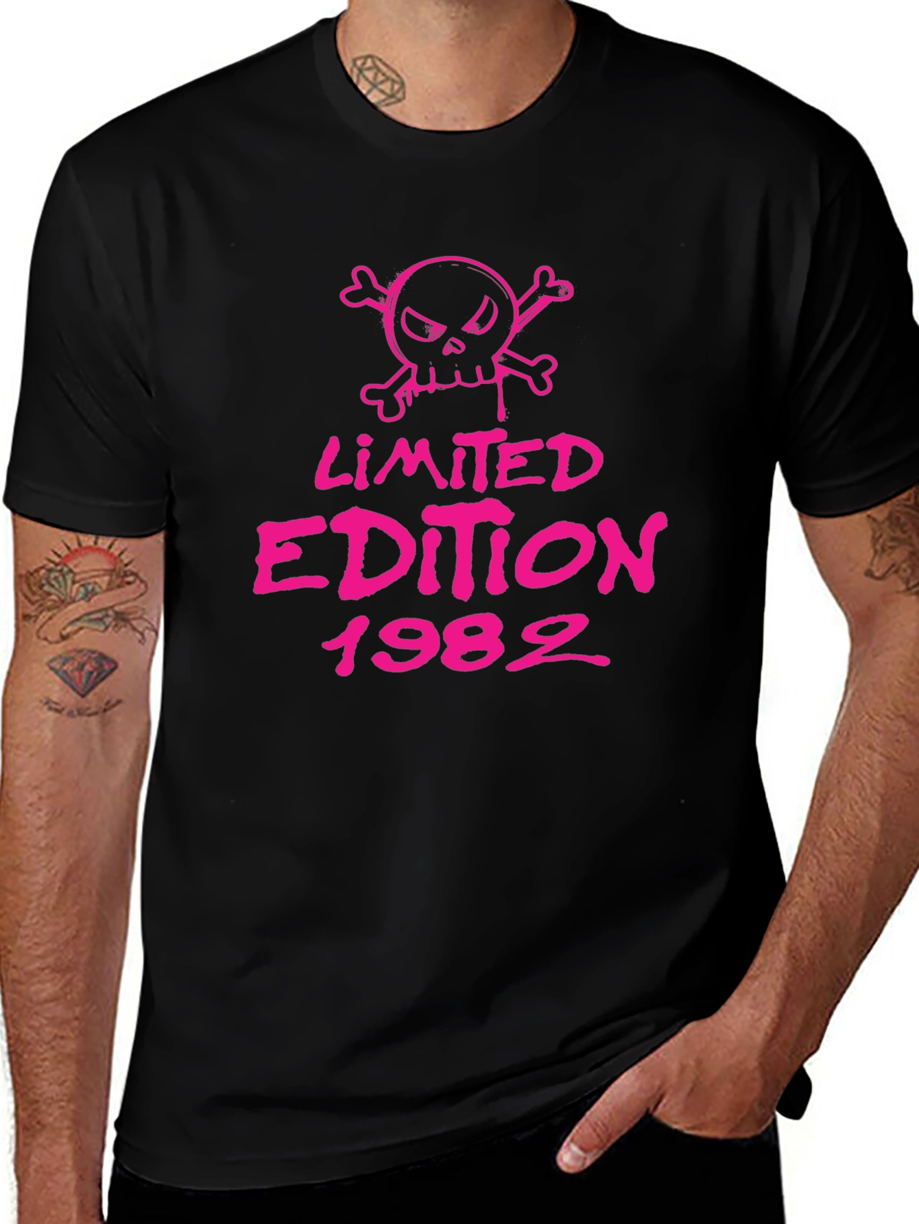Limited Edition 1982 Skull Graphic T-Shirt